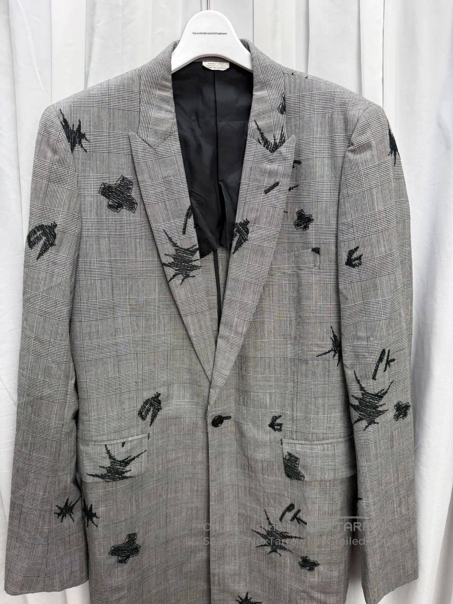 Comme des Garcons Homme Plus Comme des Garçons Homme Plus Embroidered Coat. Size US M / EU 48-50 / 2 - 2 Thumbnail