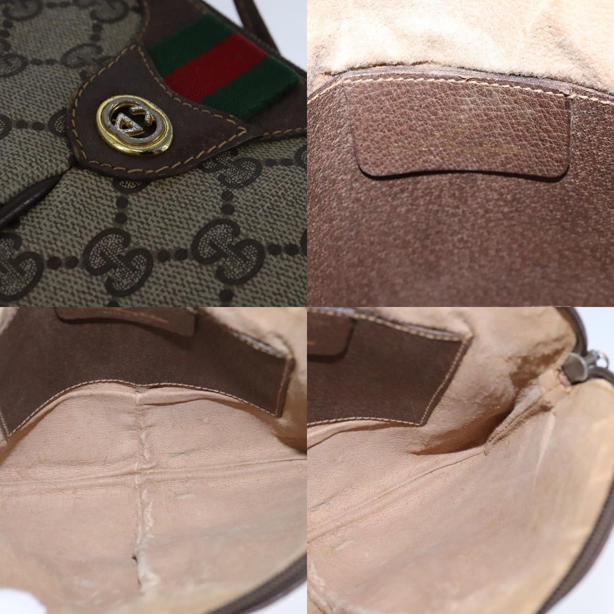Gucci GUCCI GG Supreme Web Sherry Line Shoulder Bag Pvc Leather Size ONE SIZE - 11 Thumbnail