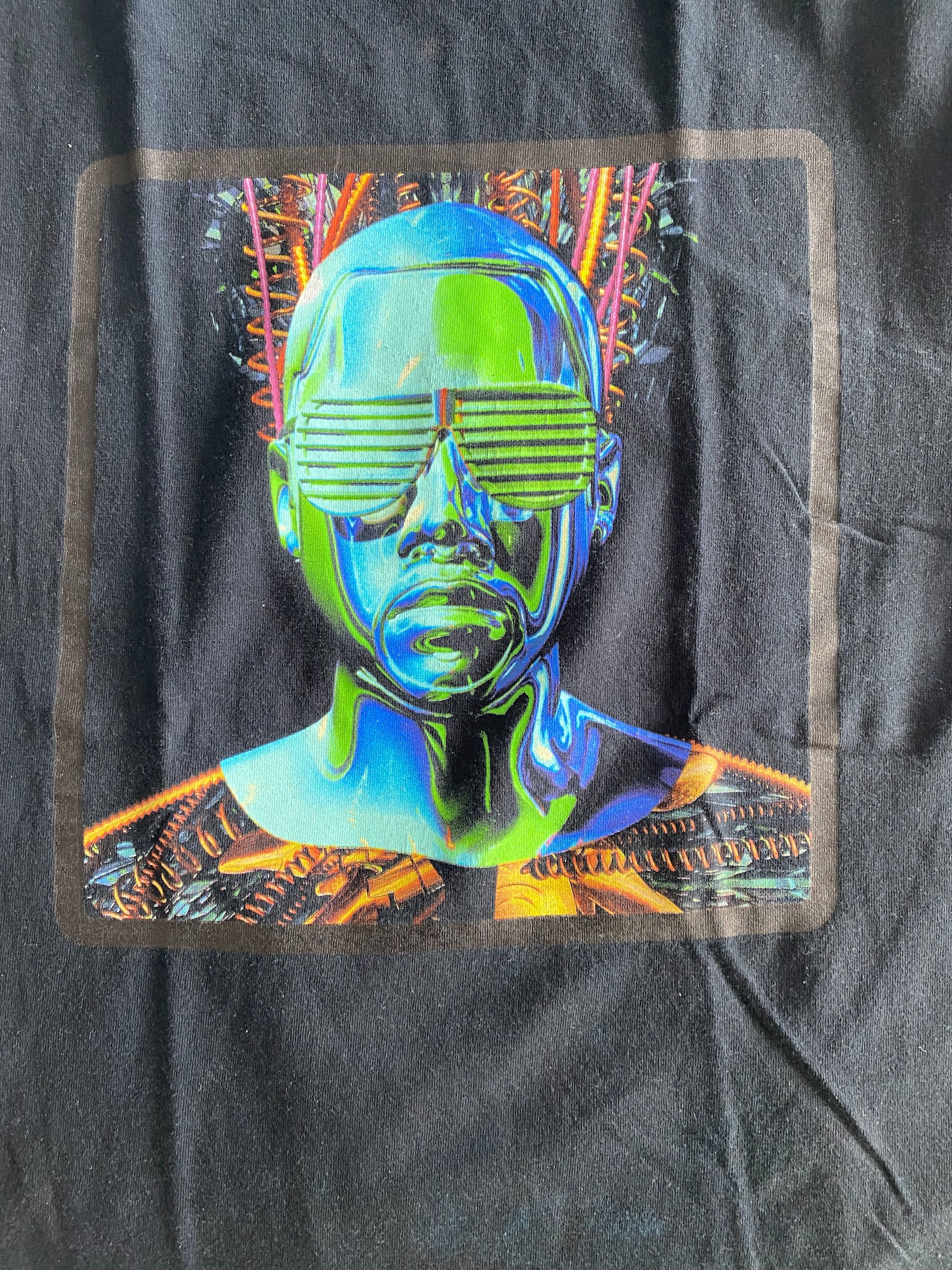 Kanye West OG Kanye West 2008 Glow In The Dark Tour Tee - Size M Size US M / EU 48-50 / 2 - 6 Thumbnail