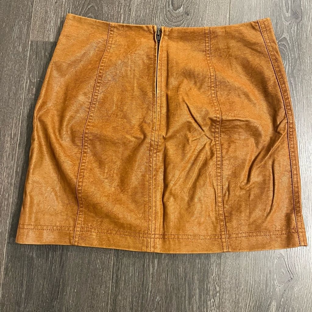 Free People Camel Color Free People Mini Skirt Size 30" / US 8 / IT 44 - 5 Thumbnail