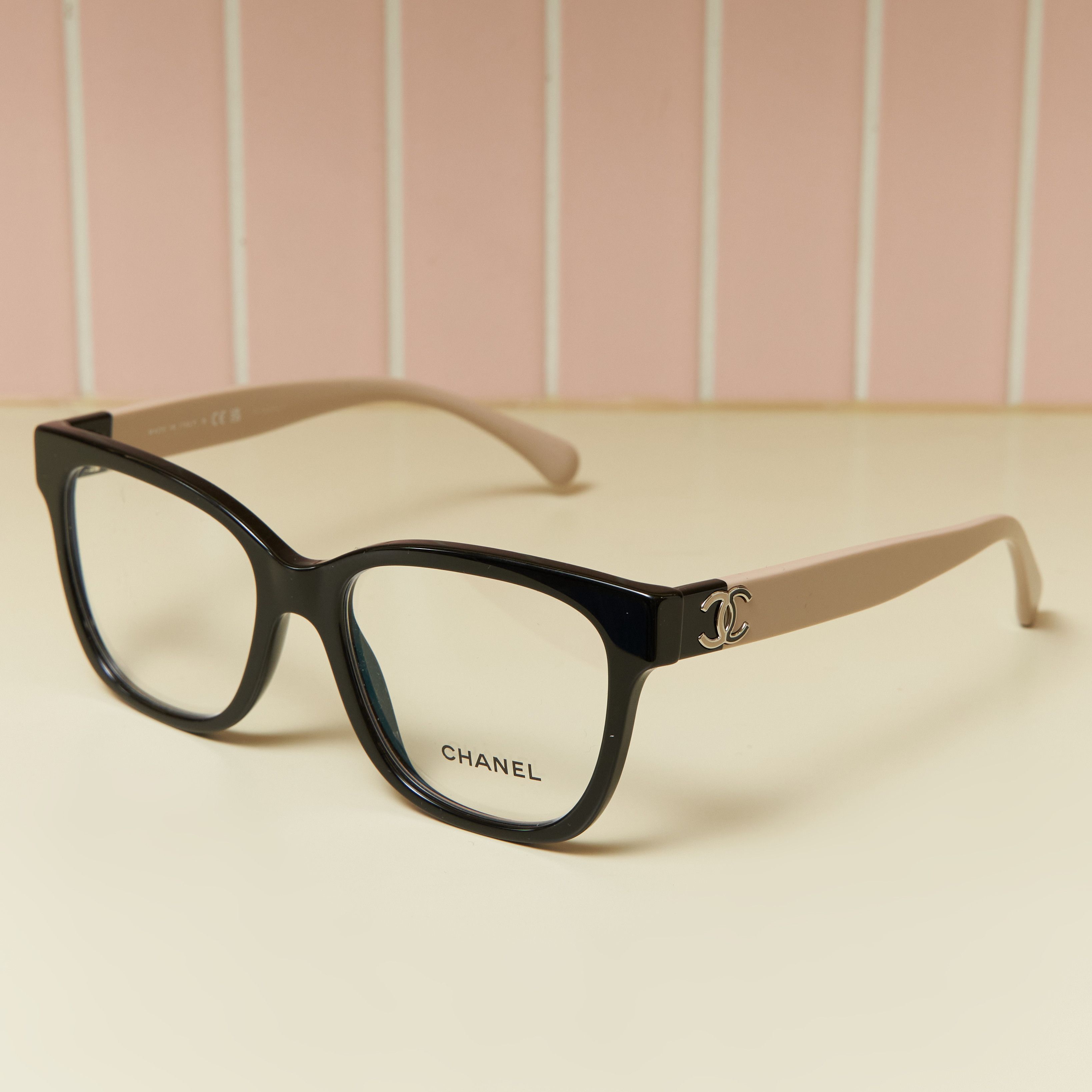 Chanel CHANEL 0CH3472 C534 Sunglasses BLACK/BEIGE Size ONE SIZE - 1 Thumbnail