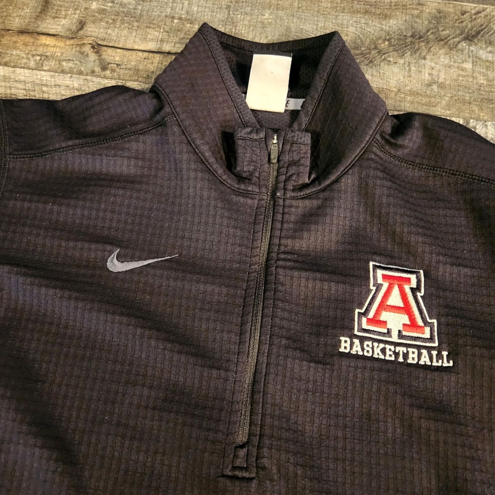 Nike VINTAGE Nike Arizona Wildcats Track Jacket Full Zip Dri Fit Basketball Men Medium Black Size US M / EU 48-50 / 2 - 4 Thumbnail