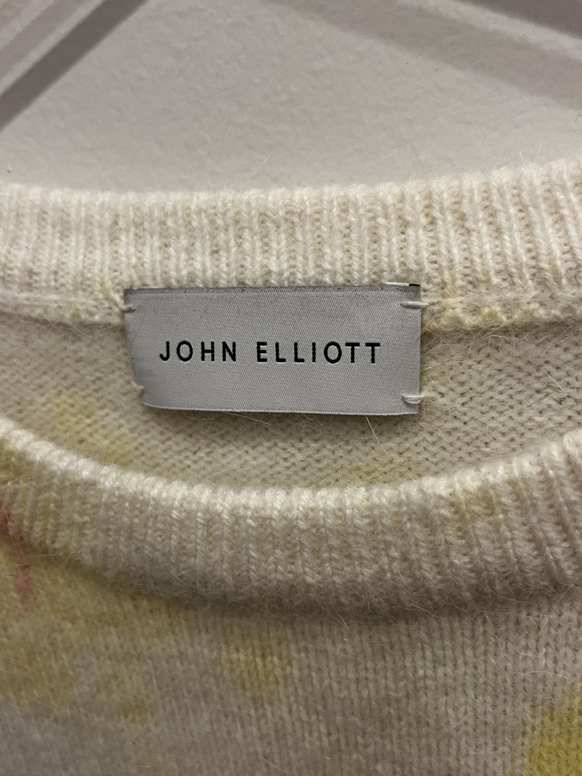 John Elliott John Elliot Angora Painted Sweater (unisex) Size US S / EU 44-46 / 1 - 5 Thumbnail