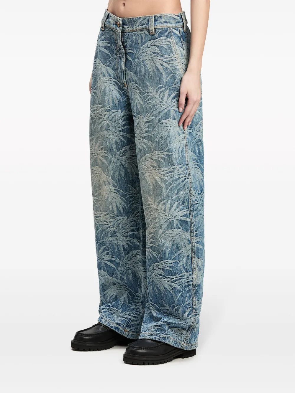 Palm Angels o1y1125 Denim Pant in Blue Size 26" / US 2 / IT 38 - 4 Thumbnail