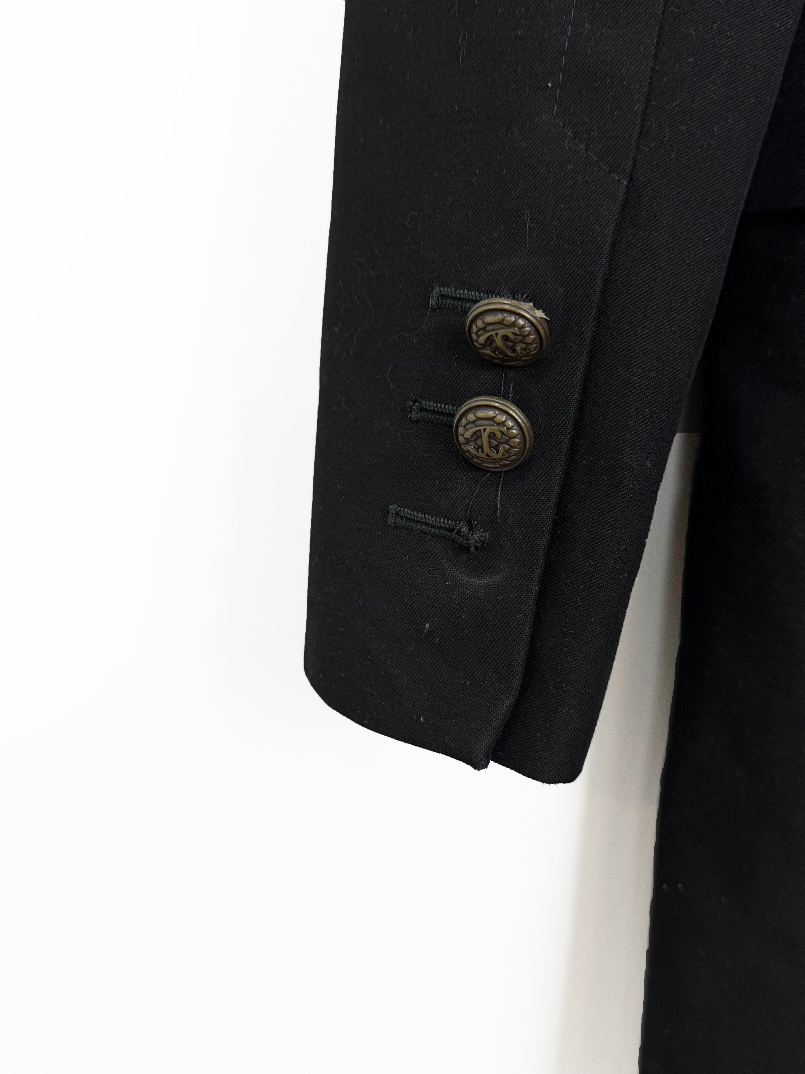 Just Cavalli 2005 Just Cavalli Made in Italy Women's Black Coat M Size M / US 6-8 / IT 42-44 - 7 Thumbnail