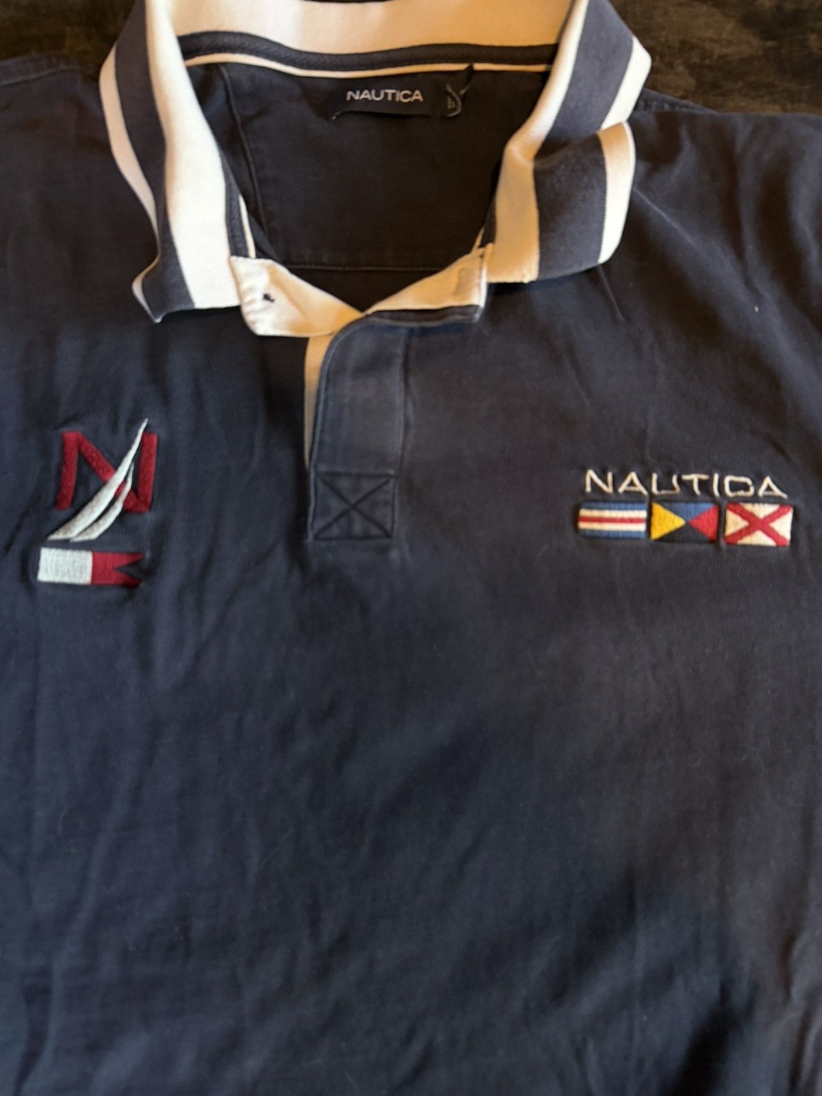 Nautica Vintage Nautica polo Size US XXL / EU 58 / 5 - 4 Thumbnail