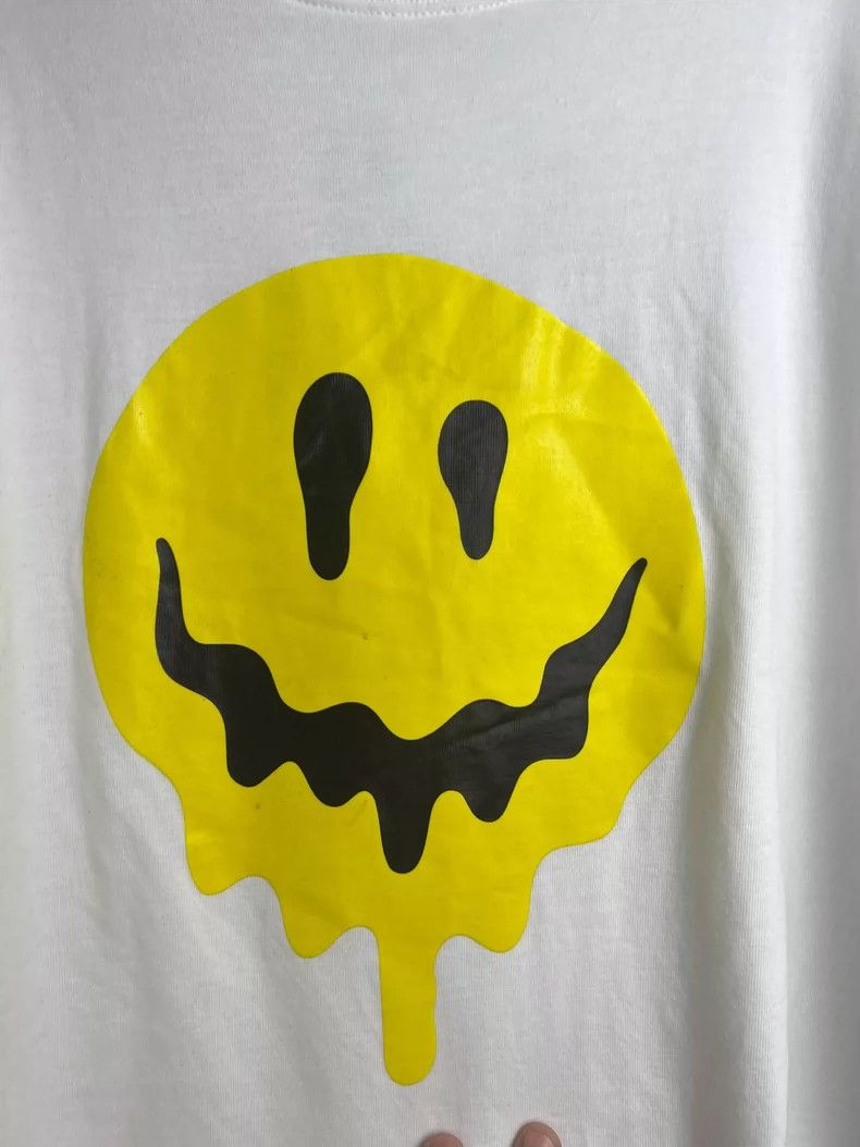Balenciaga Balenciaga Dissolve smiling face short sleeve white Size US S / EU 44-46 / 1 - 4 Thumbnail