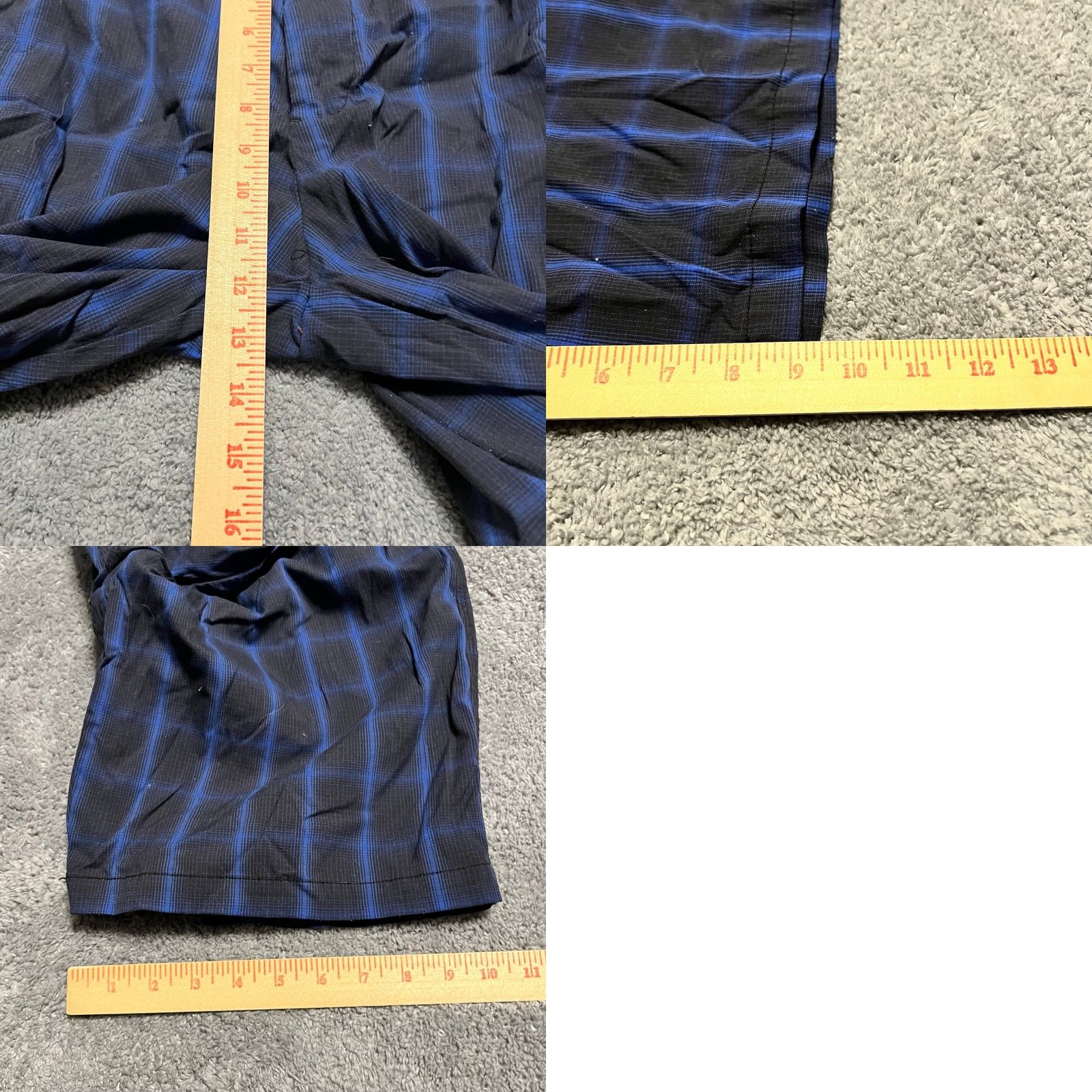 Tommy Bahama Tommy Bahama Shorts Mens 36 Blue Relax Plaid Nylon Performance Size US 36 / EU 52 - 8 Thumbnail