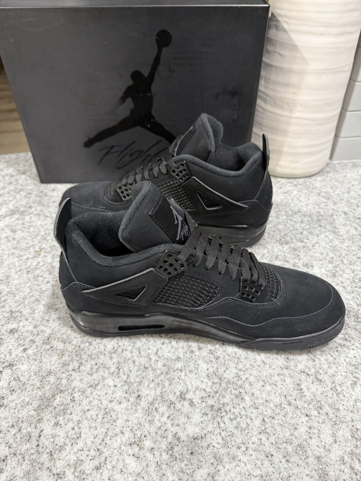 Jordan Brand Air Jordan 4 Retro Black Cat Size US 11 / EU 44 - 3 Thumbnail