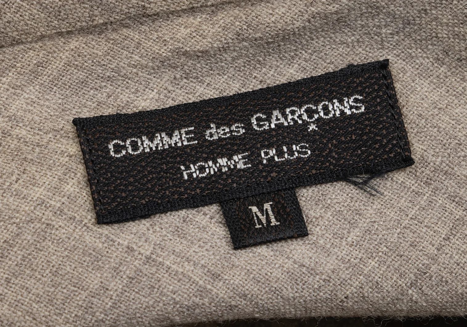 Comme des Garcons Homme Plus Bias Stack Design Shirt in Beige, Size M Size US M / EU 48-50 / 2 - 19 Thumbnail