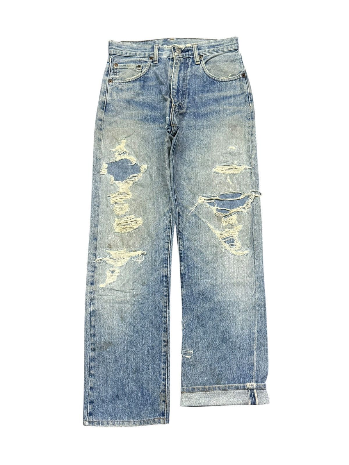 Levi's Vintage Clothing Vintage 90s Levi’s 502-XX Talon Big E Japan Selvedge | W28 Size US 28 / EU 44 - 2 Thumbnail