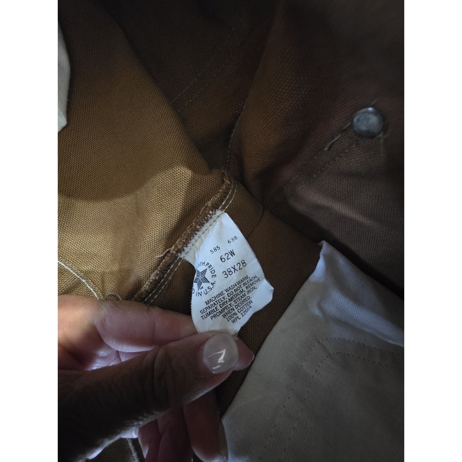 Carhartt Carhartt Double Knees Men's Size 38x28 Tan Faded Pants Size US 38 / EU 54 - 8 Thumbnail
