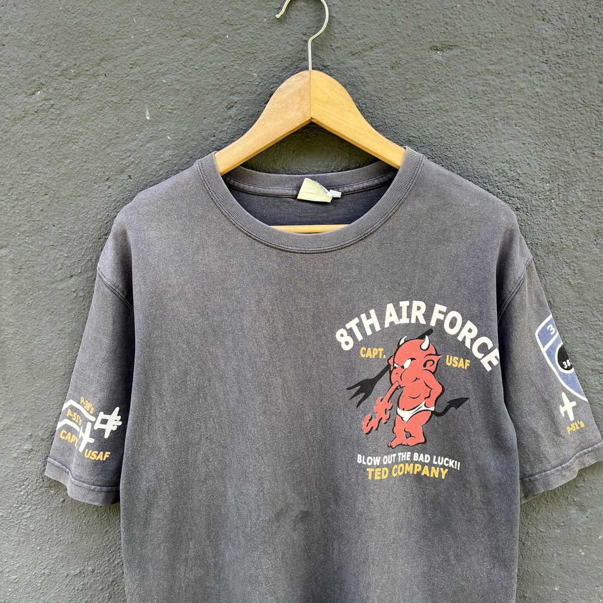Tedman Thrashed Faded Vintage Tedman Japanese Brand Tee Size US L / EU 52-54 / 3 - 4 Thumbnail