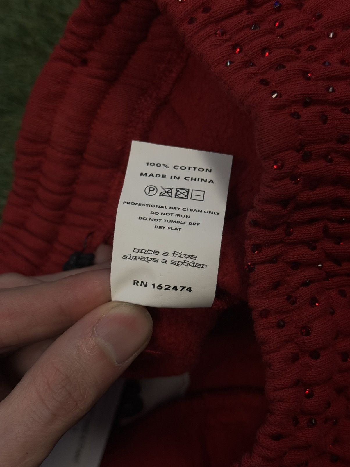 Sp5der Sp5der Worldwide VVS Stone Crystal Sweatpants Size S (NEW) Size US 30 / EU 46 - 11 Thumbnail