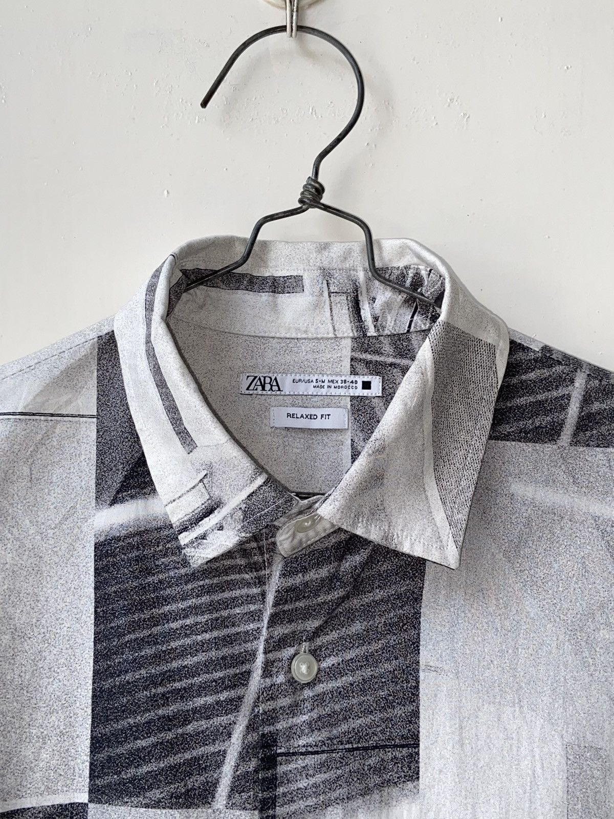 Zara ZARA Motive Shirt Size US XXL / EU 58 / 5 - 5 Thumbnail