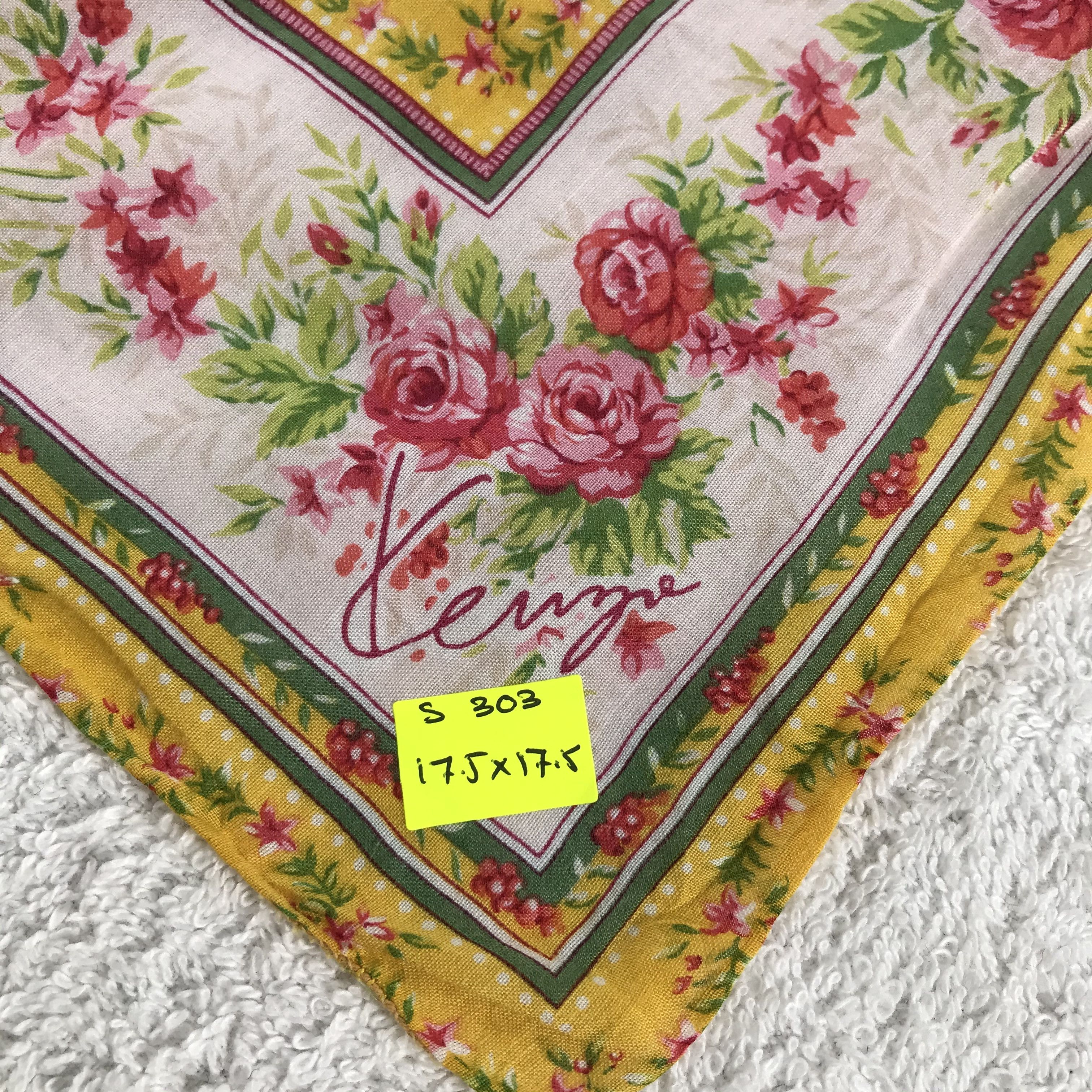 Kenzo × Vintage Kenzo Bandana / Handkerchief / Neckerchief - S303 Size ONE SIZE - 5 Thumbnail