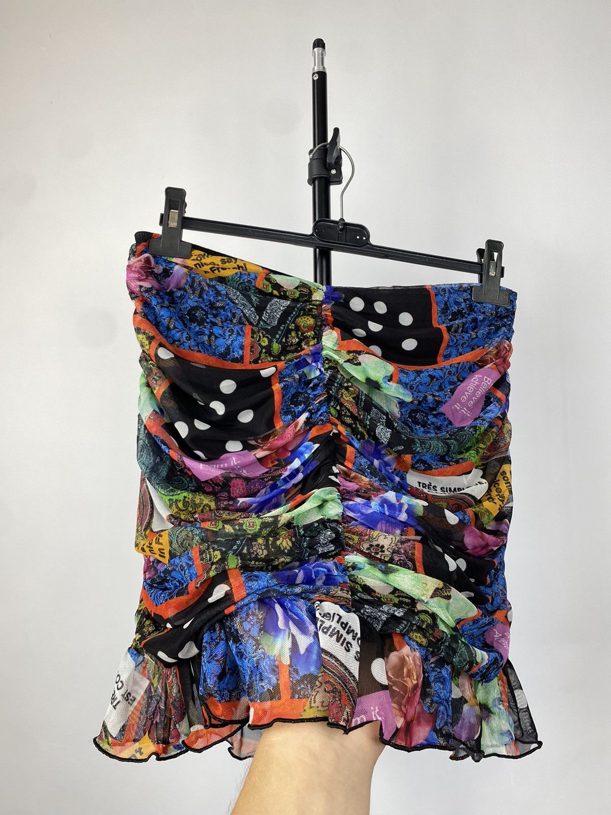 Japanese Brand y2K DESIGUAL archival Japan seditionaries style midi skirt Size 30" / US 8 / IT 44 - 5 Thumbnail