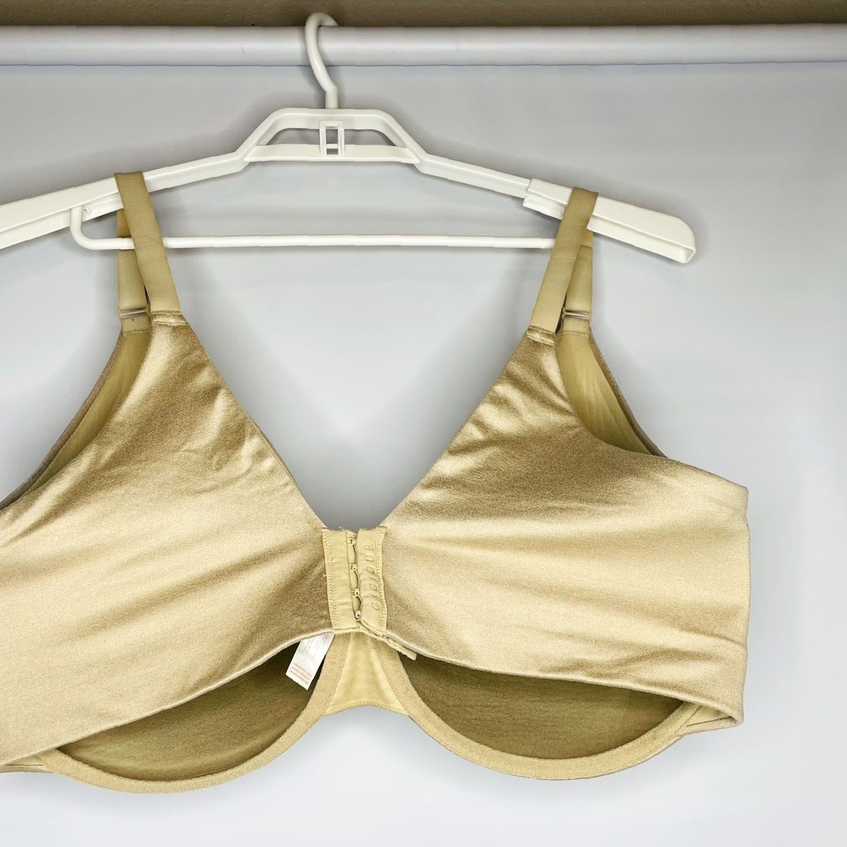 Vintage Cacique Backsmoother Lightly Lined Full Coverage Bra 42H Beige Underwire T-Shirt Bra Women Plus Size Size ONE SIZE - 4 Thumbnail