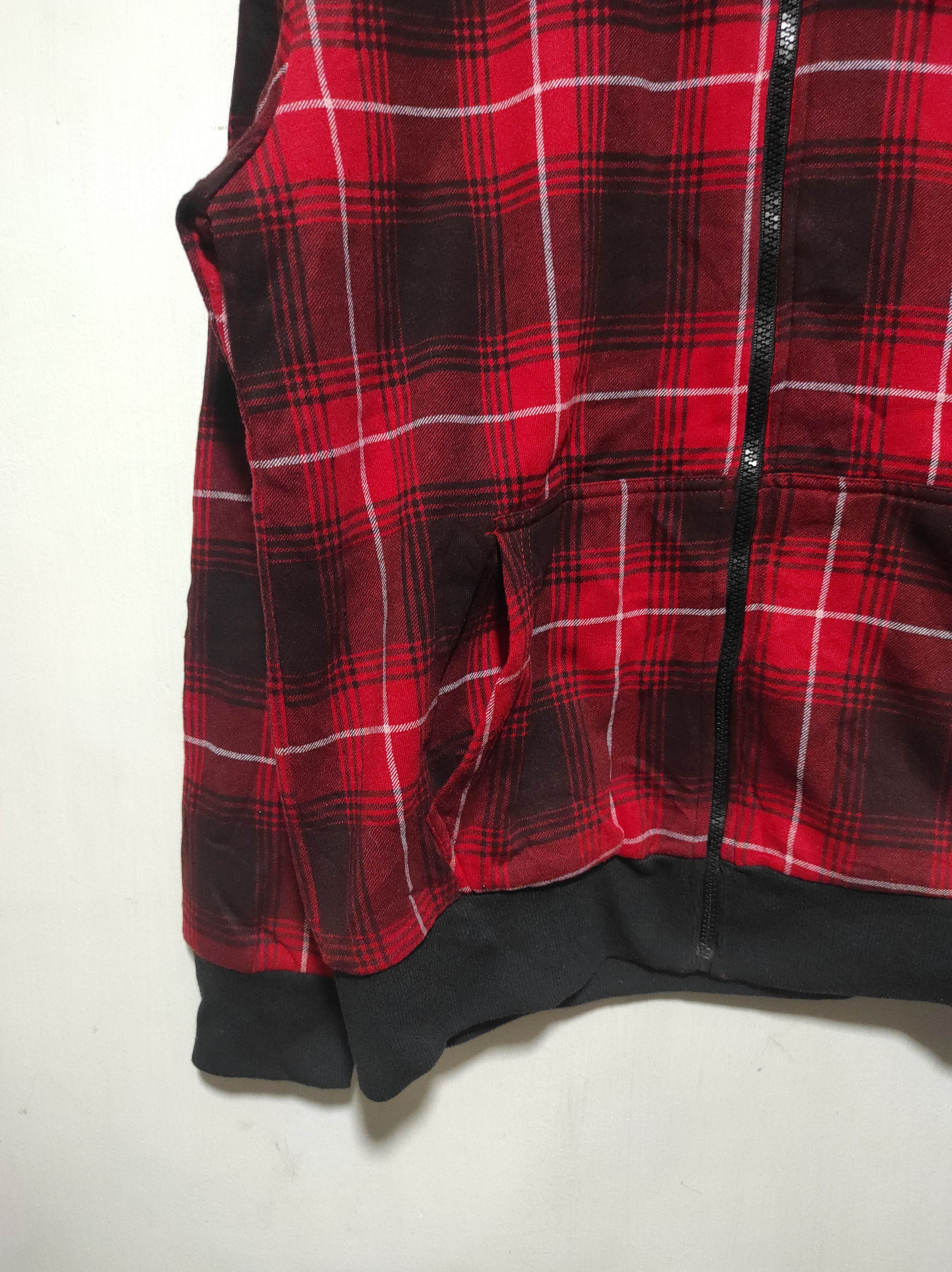 Hysteric Glamour Launching Pad Plaid Zipper Fur Hoodie LGB IfSixWasNine style Size US M / EU 48-50 / 2 - 4 Thumbnail