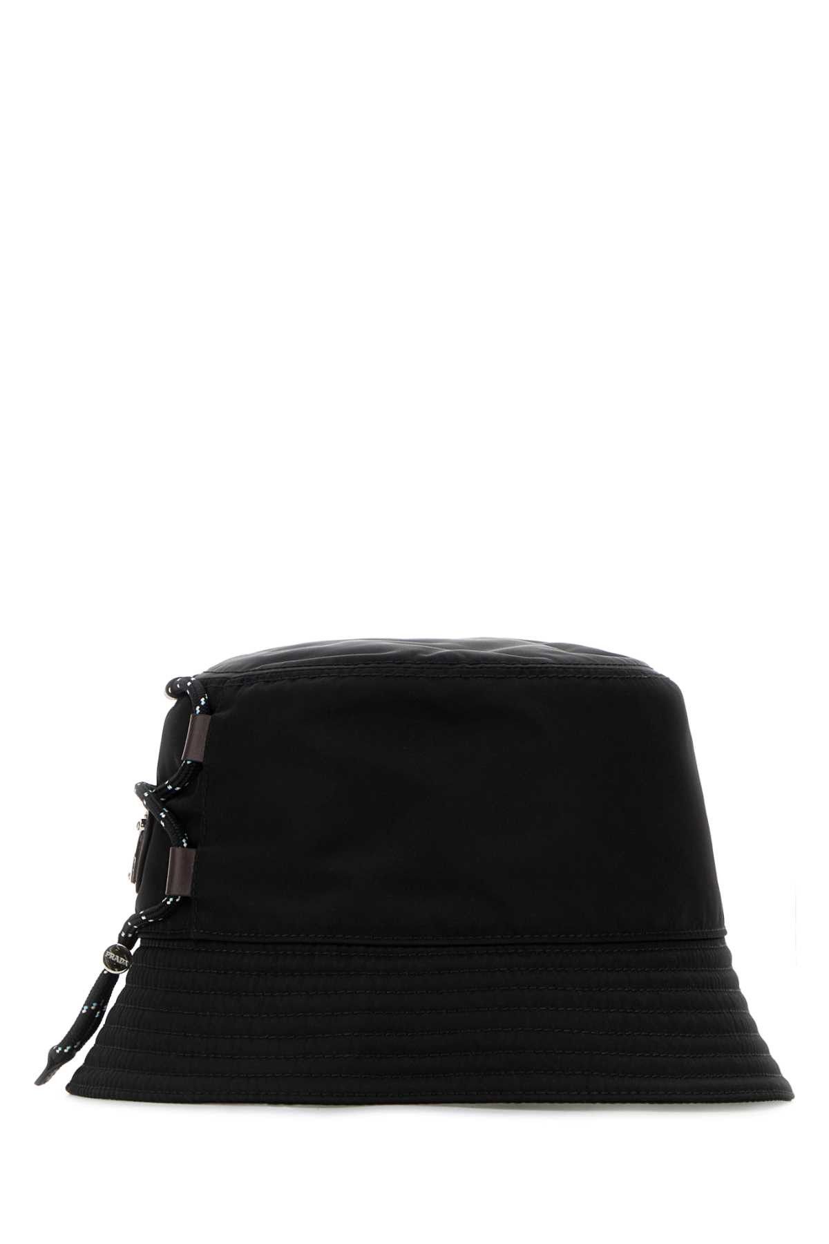 Prada Black Re-Nylon Bucket Hat Size ONE SIZE - 1 Thumbnail