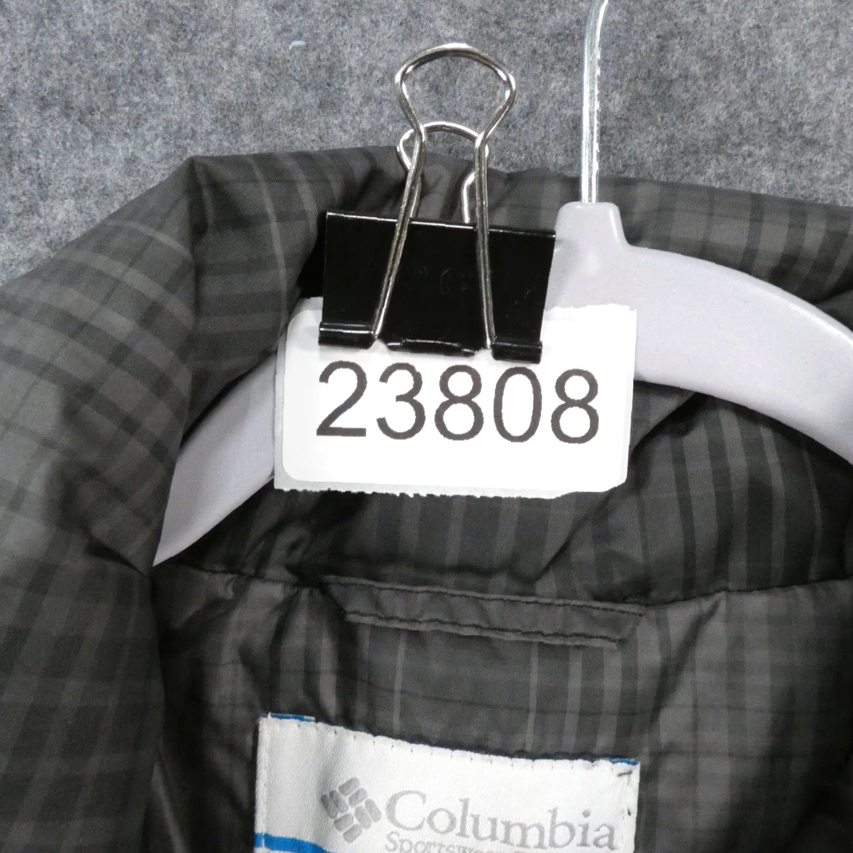 Vintage Columbia Jacket Women S Gray Plaid Lined Down Puffer Full Zip Size S / US 4 / IT 40 - 7 Thumbnail
