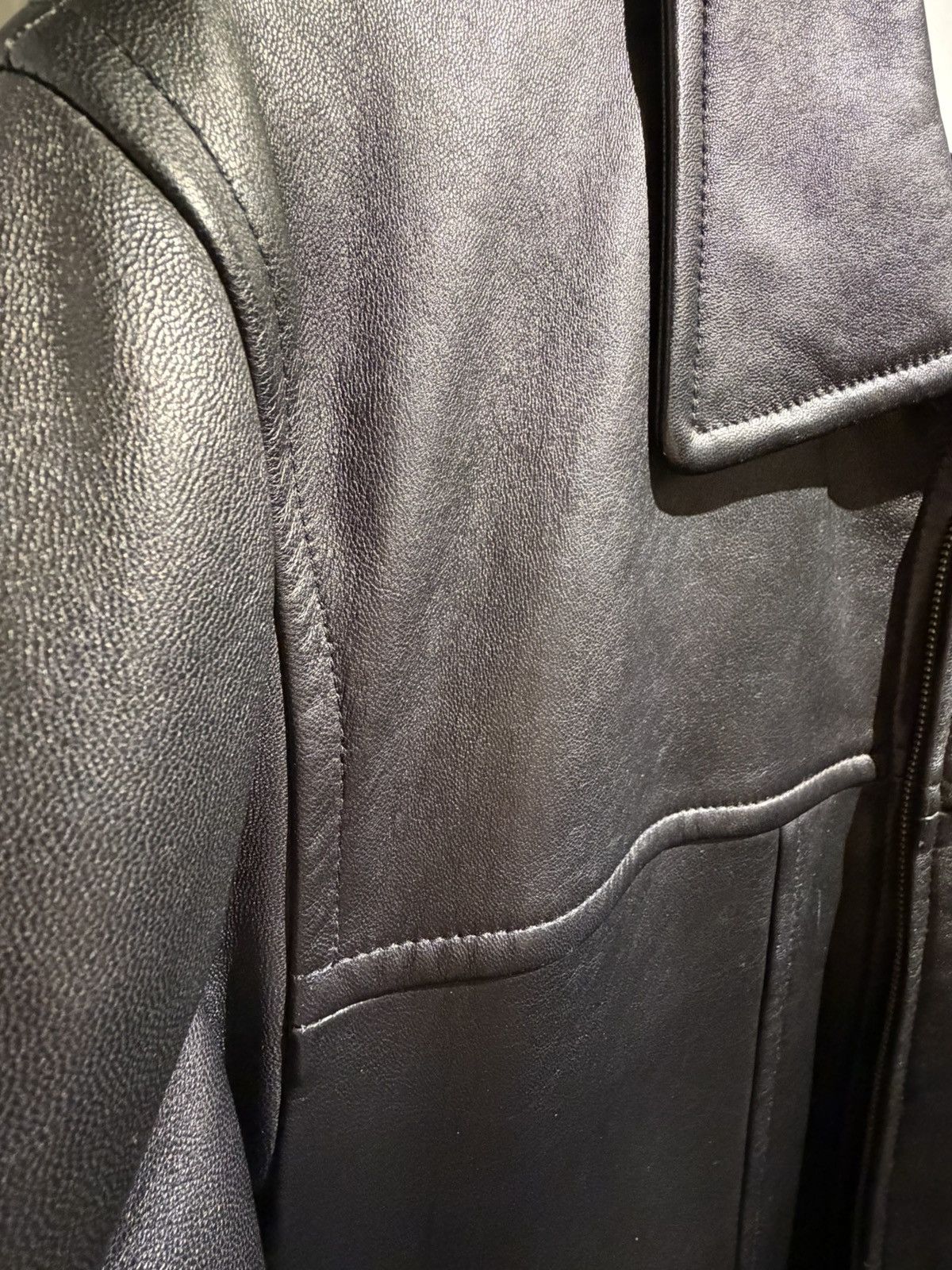 Other Vintage Sheepskin Leather Jacket Size US L / EU 52-54 / 3 - 5 Thumbnail
