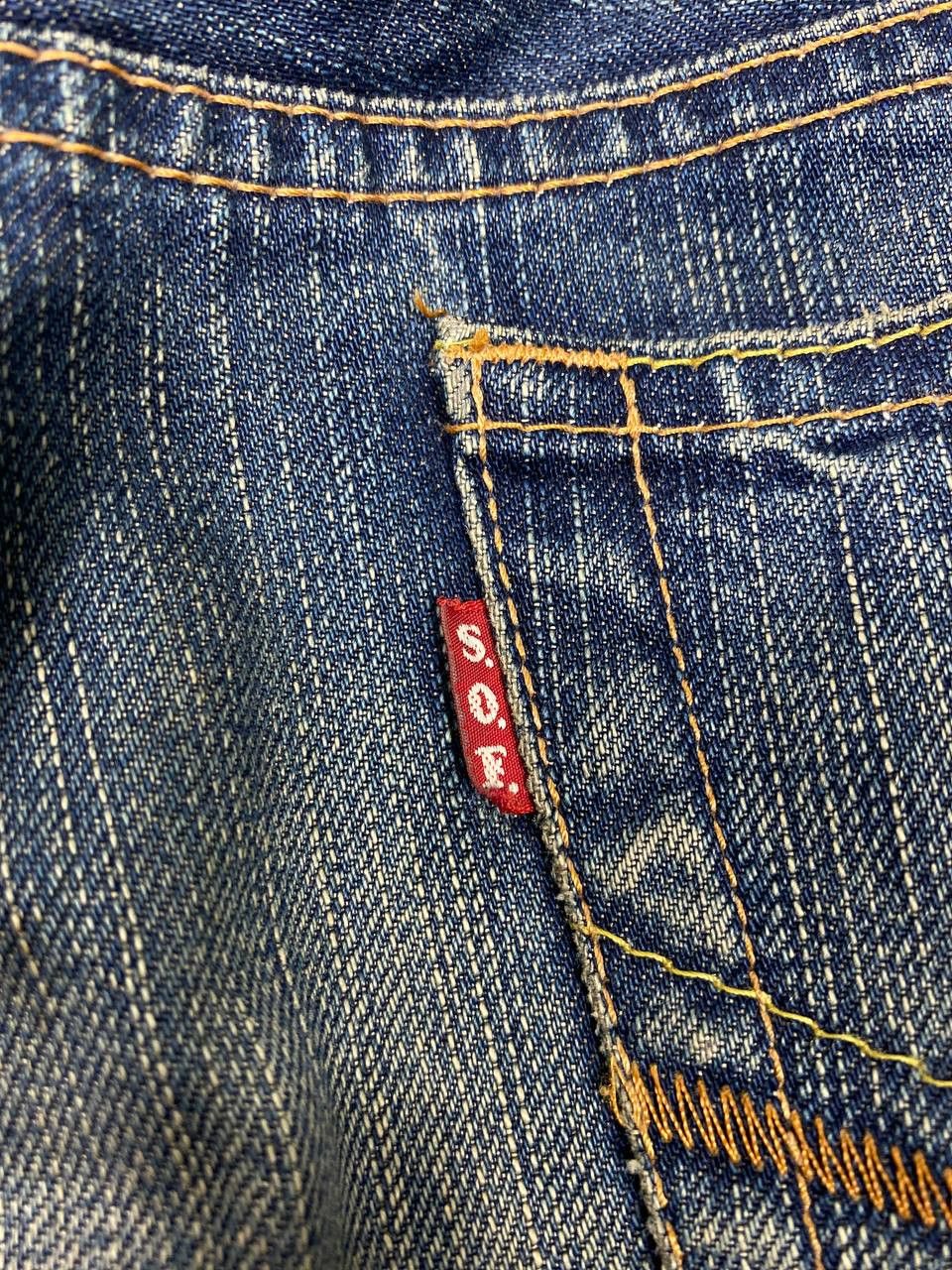 Japanese Brand japan soul of freedom paint splatter denim nice design Size US 34 / EU 50 - 4 Thumbnail