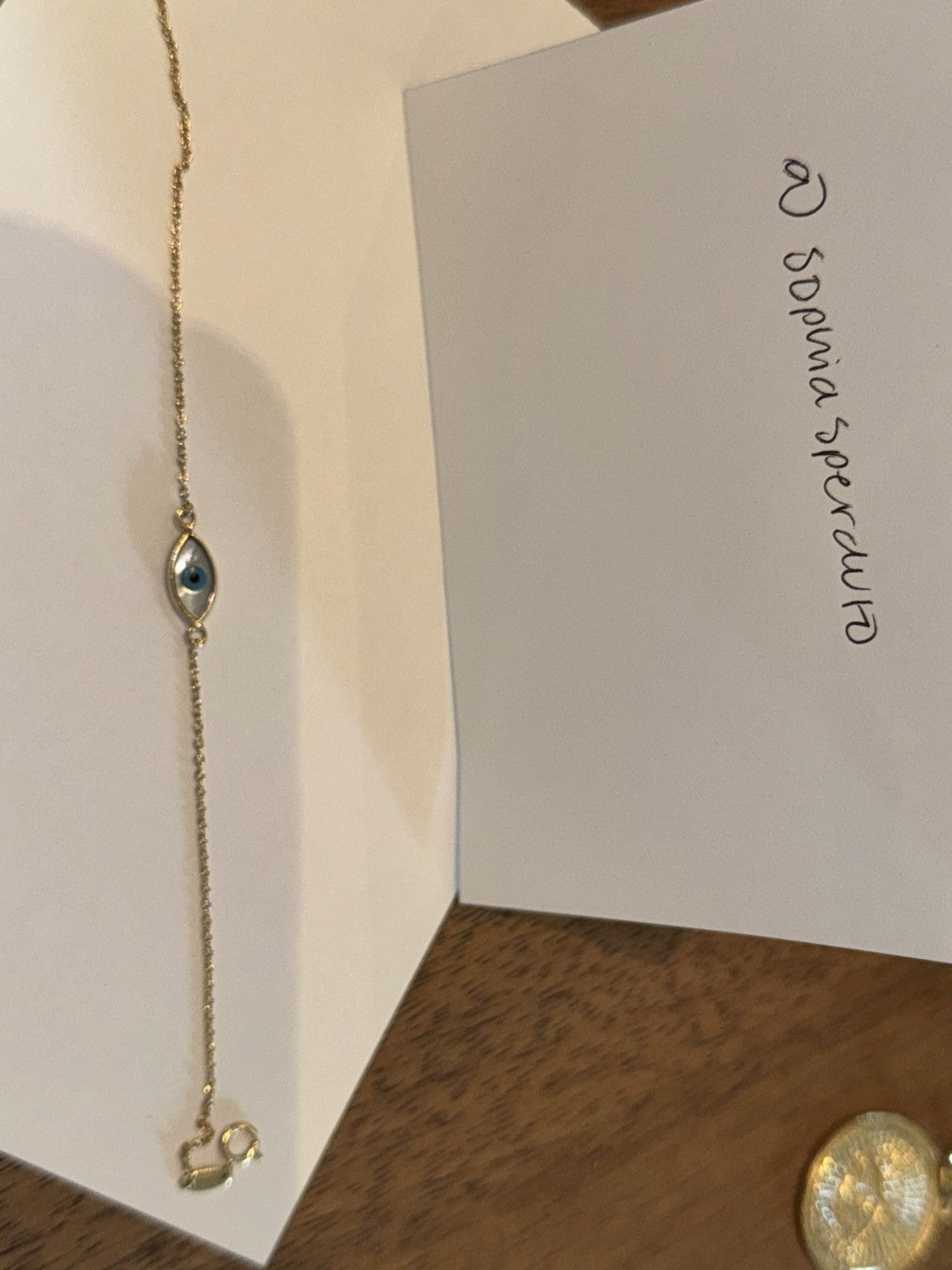 Other 14k yellow gold 7in. evil eye bracelet Size ONE SIZE - 2 Thumbnail