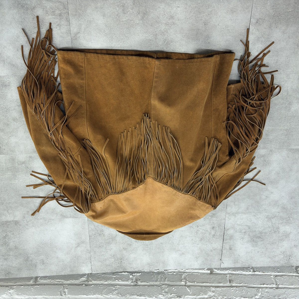 Schott Schott Western Suede Fringe Jacket Made in USA Size US XL / EU 56 / 4 - 6 Thumbnail