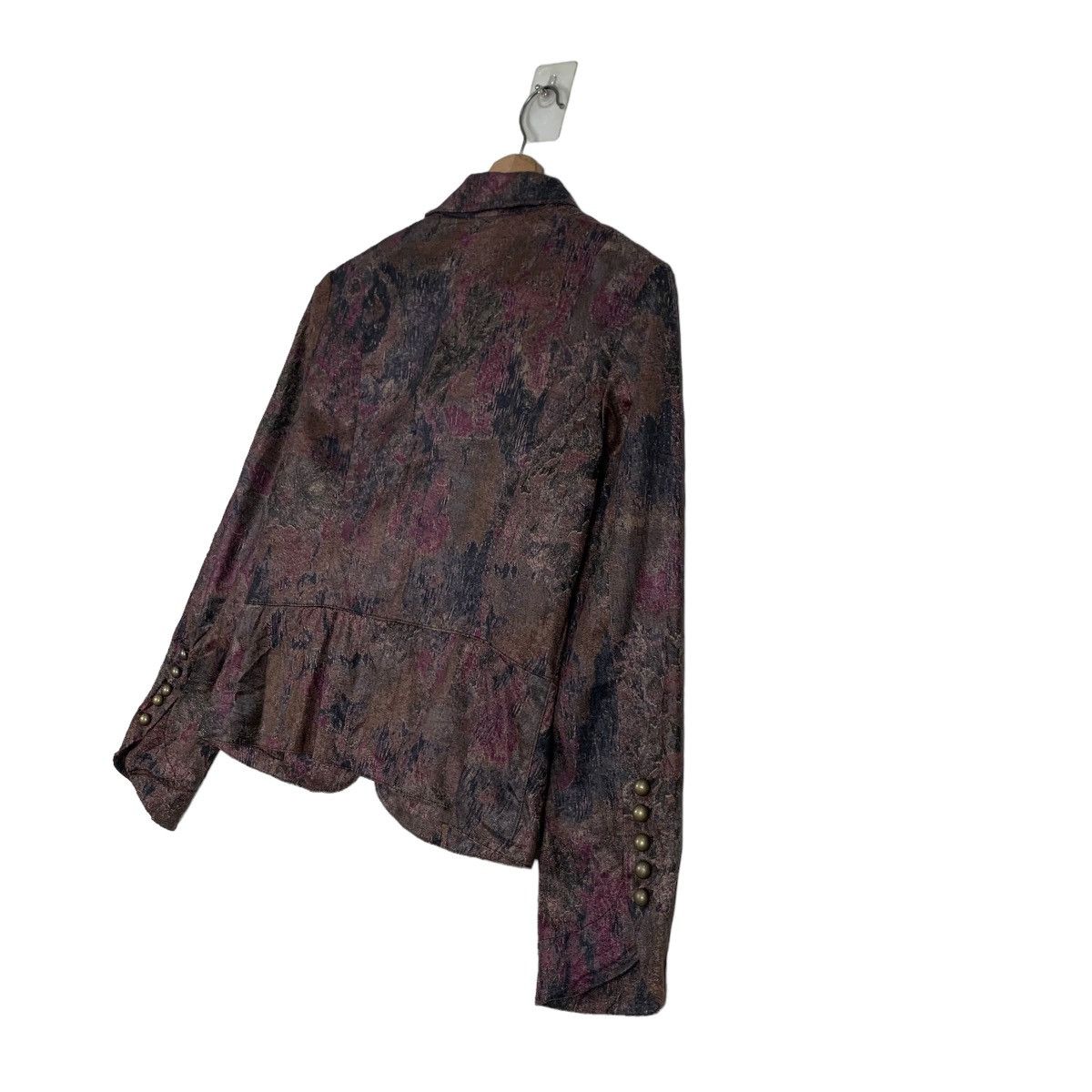 Japanese Brand MASQUERADE Fullprint Studded Zipper Jacket #0107-C6 Size S / US 4 / IT 40 - 9 Thumbnail