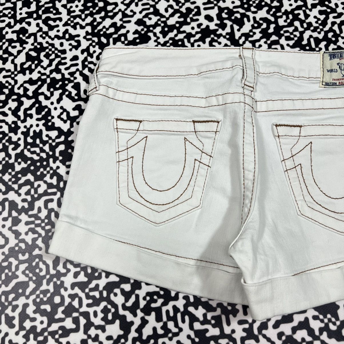 True Religion Vintage Y2K True Religion Japanese Style Mini Sexy Shorts Size 27" / US 4 / IT 40 - 6 Thumbnail