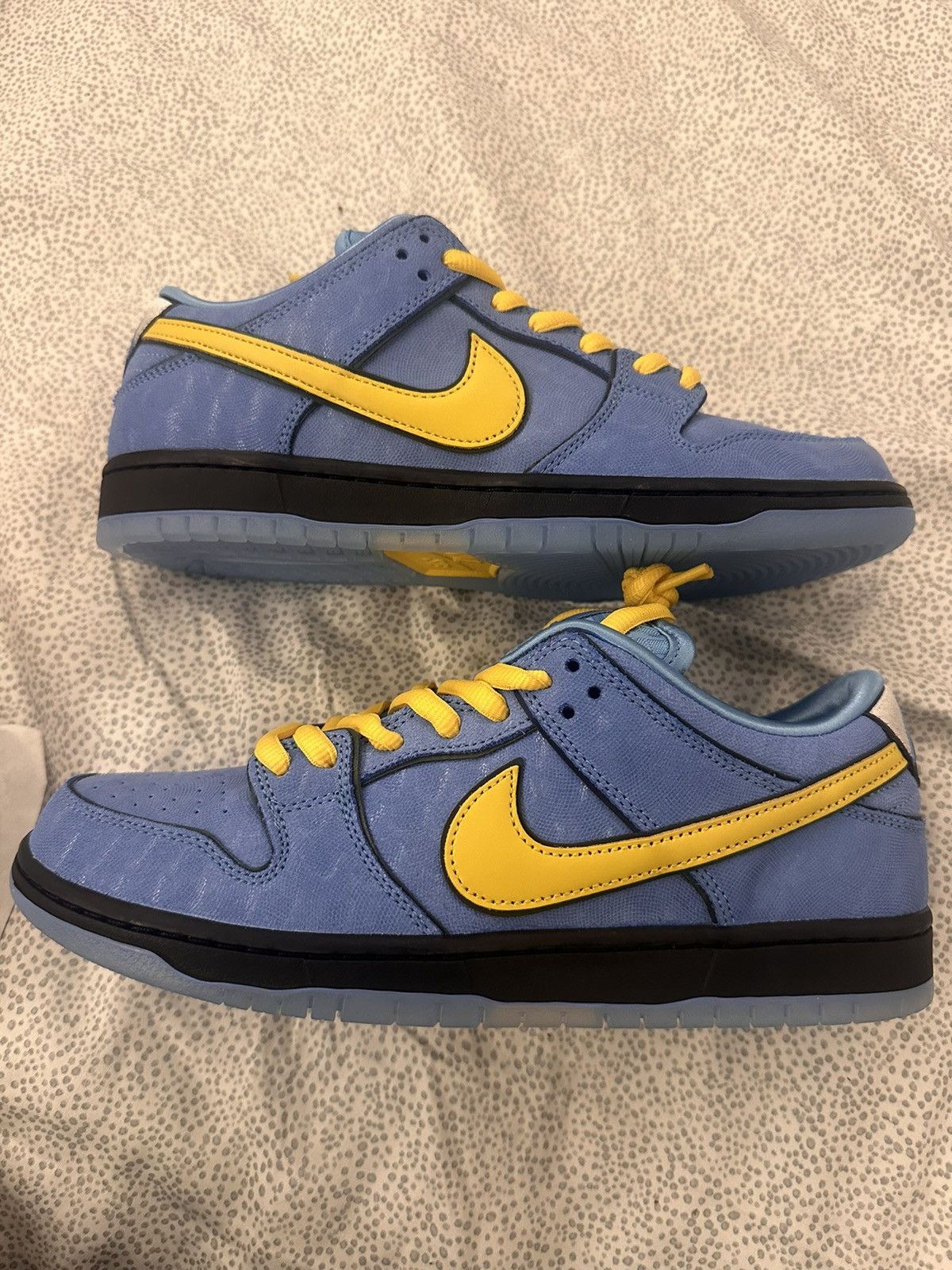image of Nike Sb Dunk Low The Powerpuff Girls Bubbles Shoes in Blue, Men's (Size 10.5)