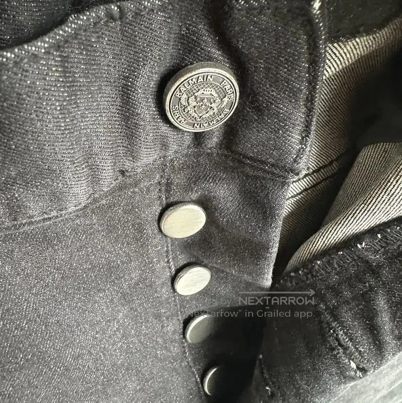 Balmain Balmain Black Cotton Casual Pants for Men . Size US 34 / EU 50 - 2 Thumbnail