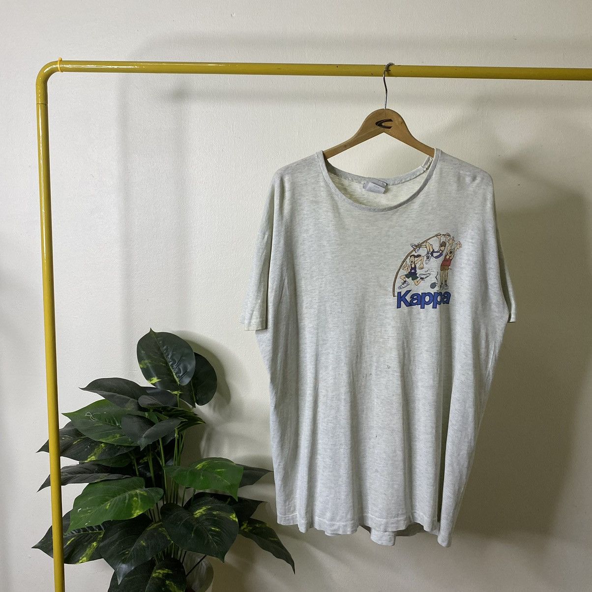 Kappa × Vintage Vintage 1990s Kappa x John Holladay Signature Series Tee Size US XL / EU 56 / 4 - 1 Thumbnail