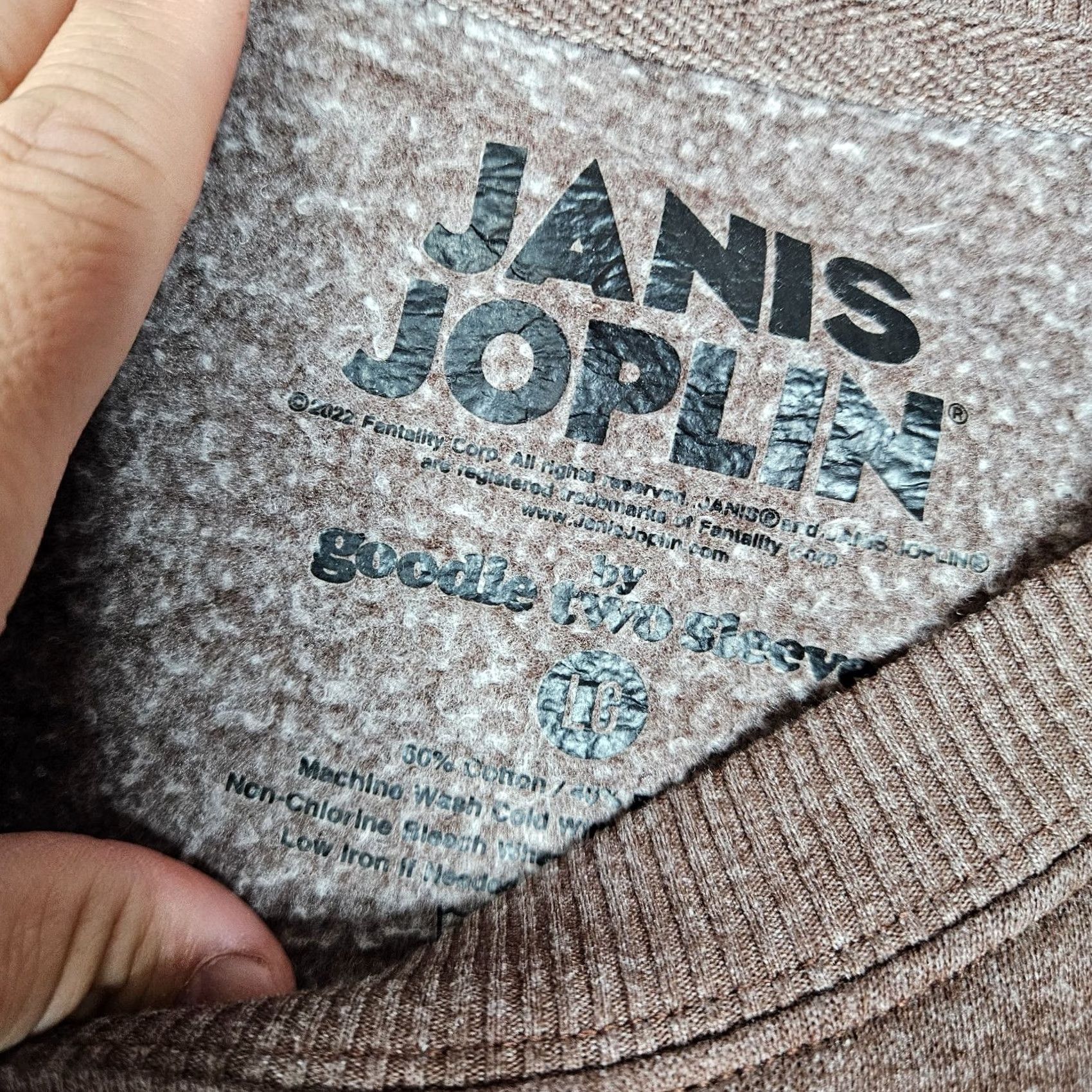 Vintage Janis Joplin Sweatshirt A Toast Brown Fleece Crew Neck Pullover Women L Size Size L / US 10 / IT 46 - 4 Thumbnail