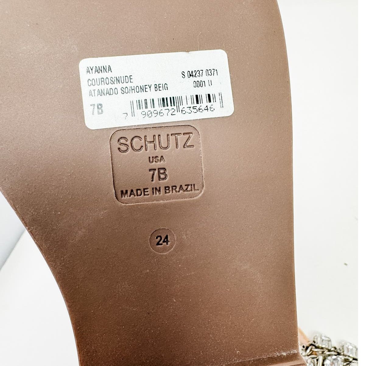 SCHUTZ SCHUTZ Crystal Leather Strappy Thong Sandals size 7 Size US 7 / IT 37 - 11 Thumbnail