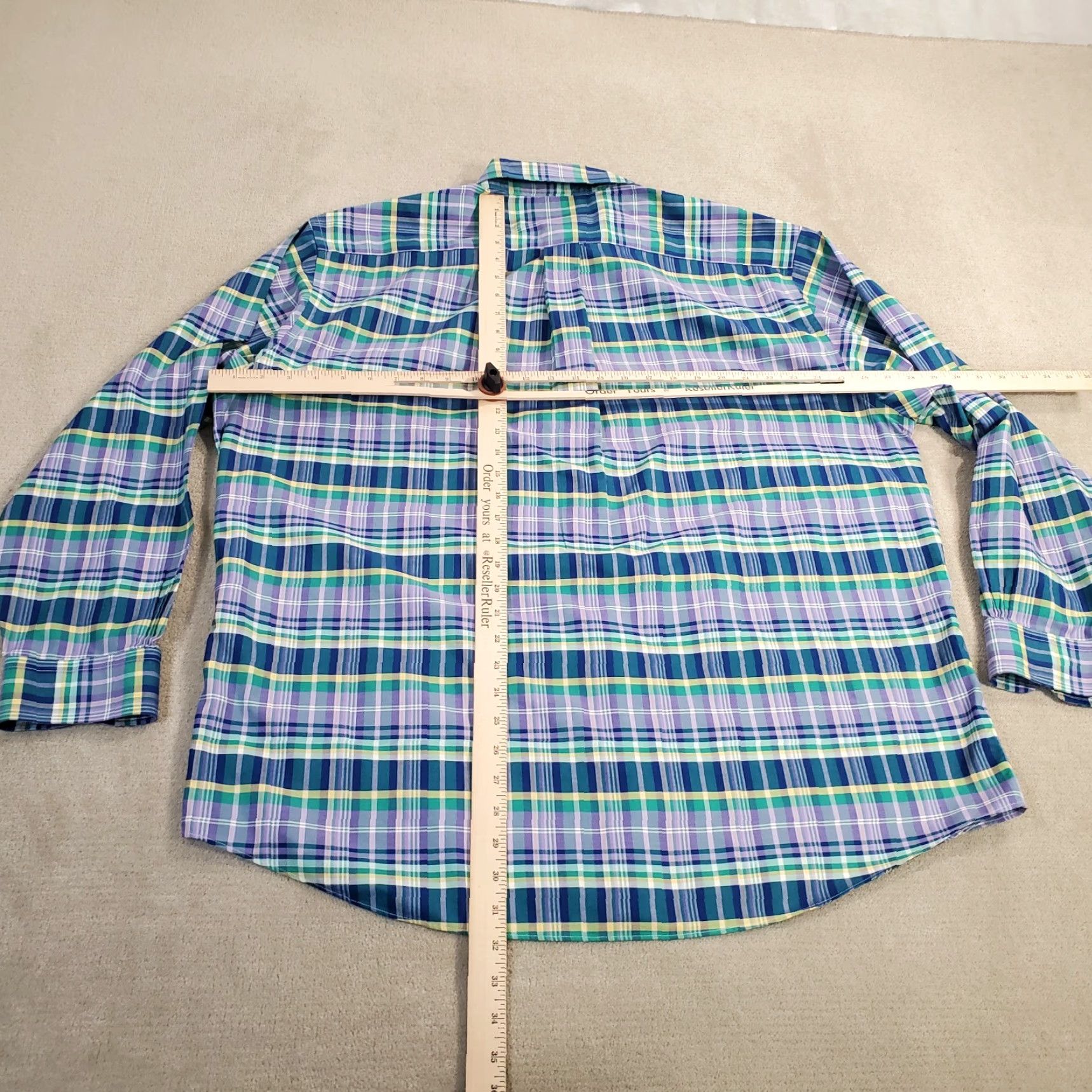 Brooks Brothers Brooks Brothers Shirt Mens XL Button-Up Oxford Long Sleeve Purple Blue Plaid Casual Preppy Button-Down Collar Men Size US XL / EU 56 / 4 - 5 Thumbnail
