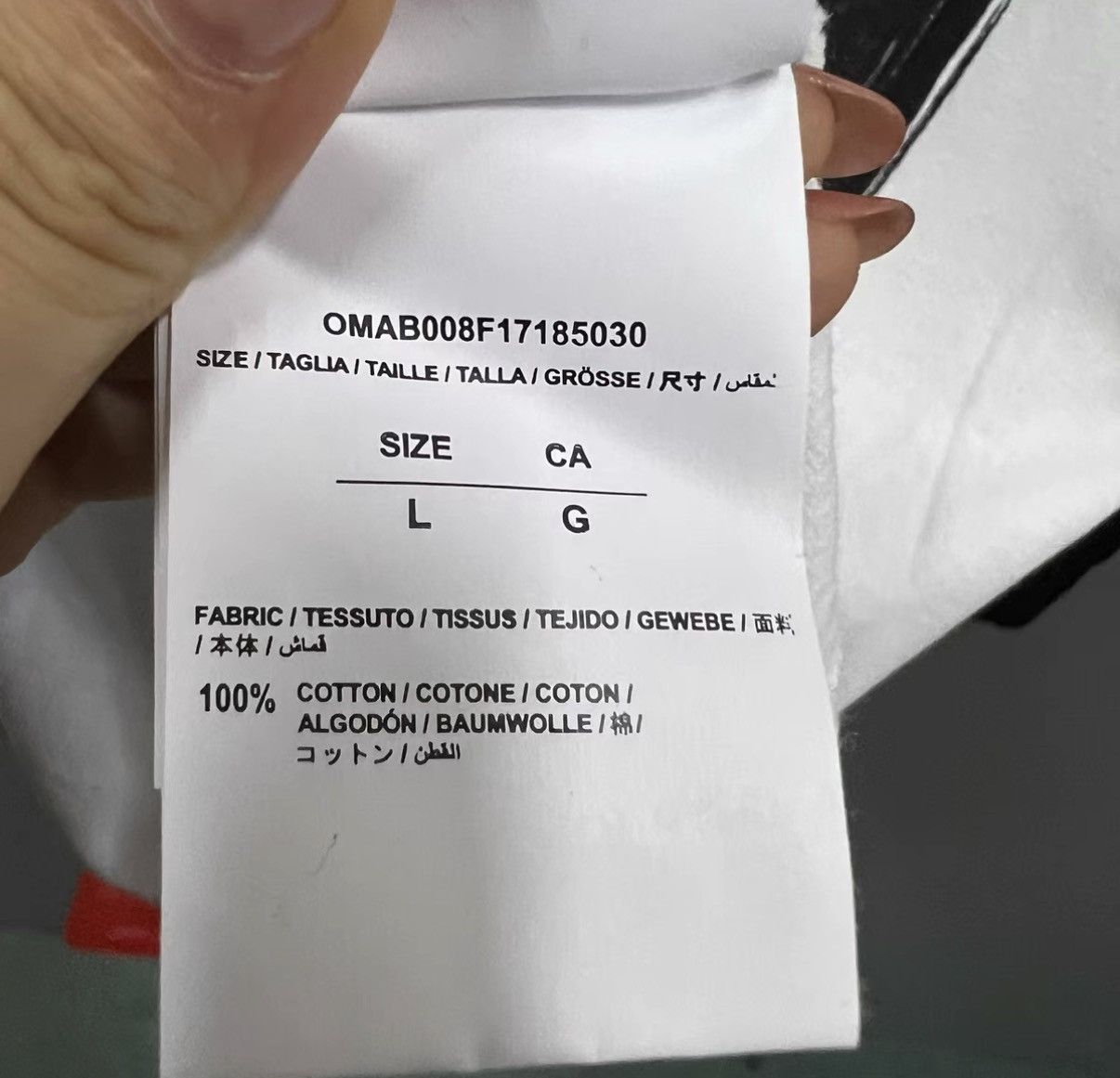 Off-White OFF-WHITE OW Color-block Paint Arrow Long Sleeve J41 Size US L / EU 52-54 / 3 - 4 Thumbnail