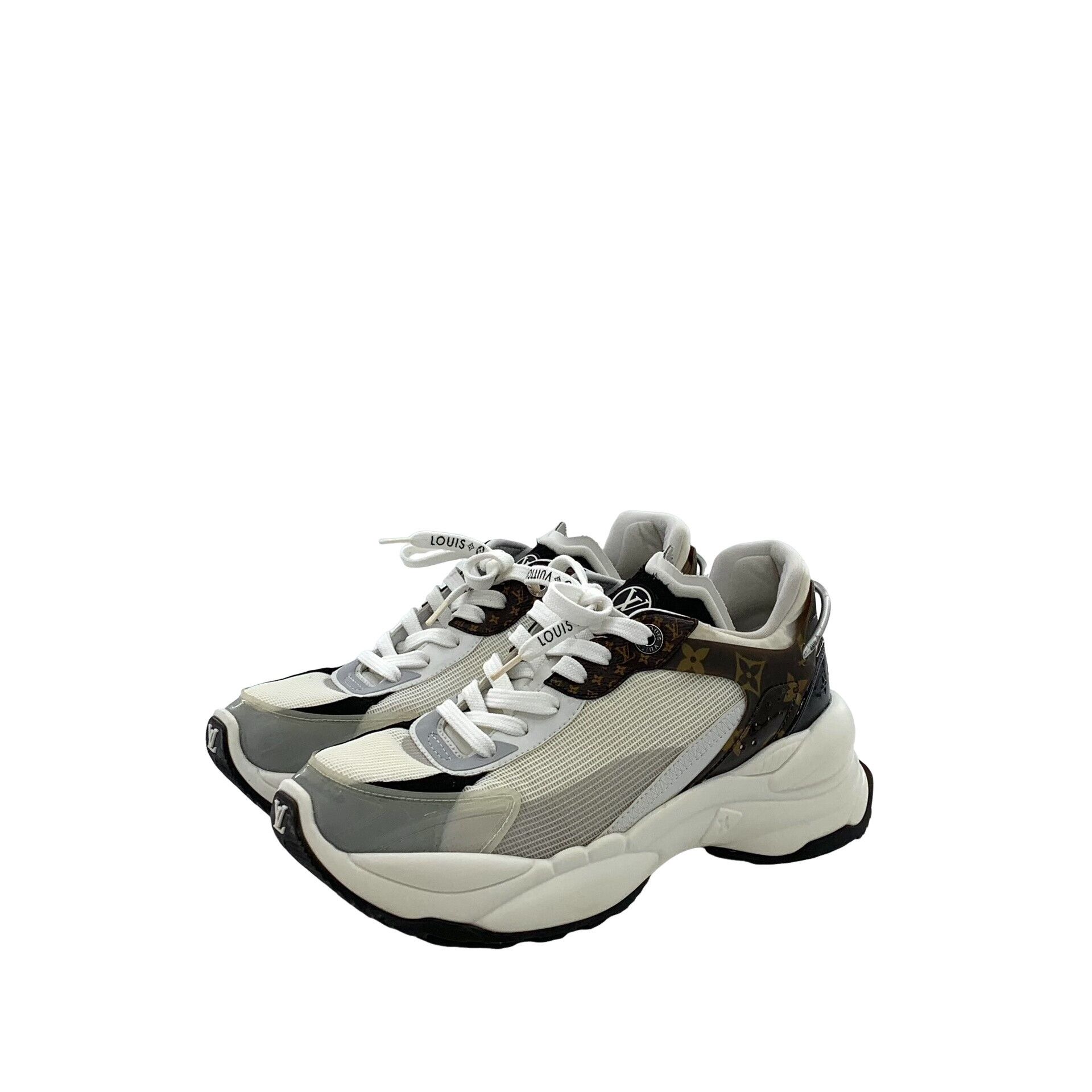 Louis Vuitton Louis Vuitton Monogram Run 55 Sneakers EU 39 Size US 6 / EU 39 - 1 Thumbnail