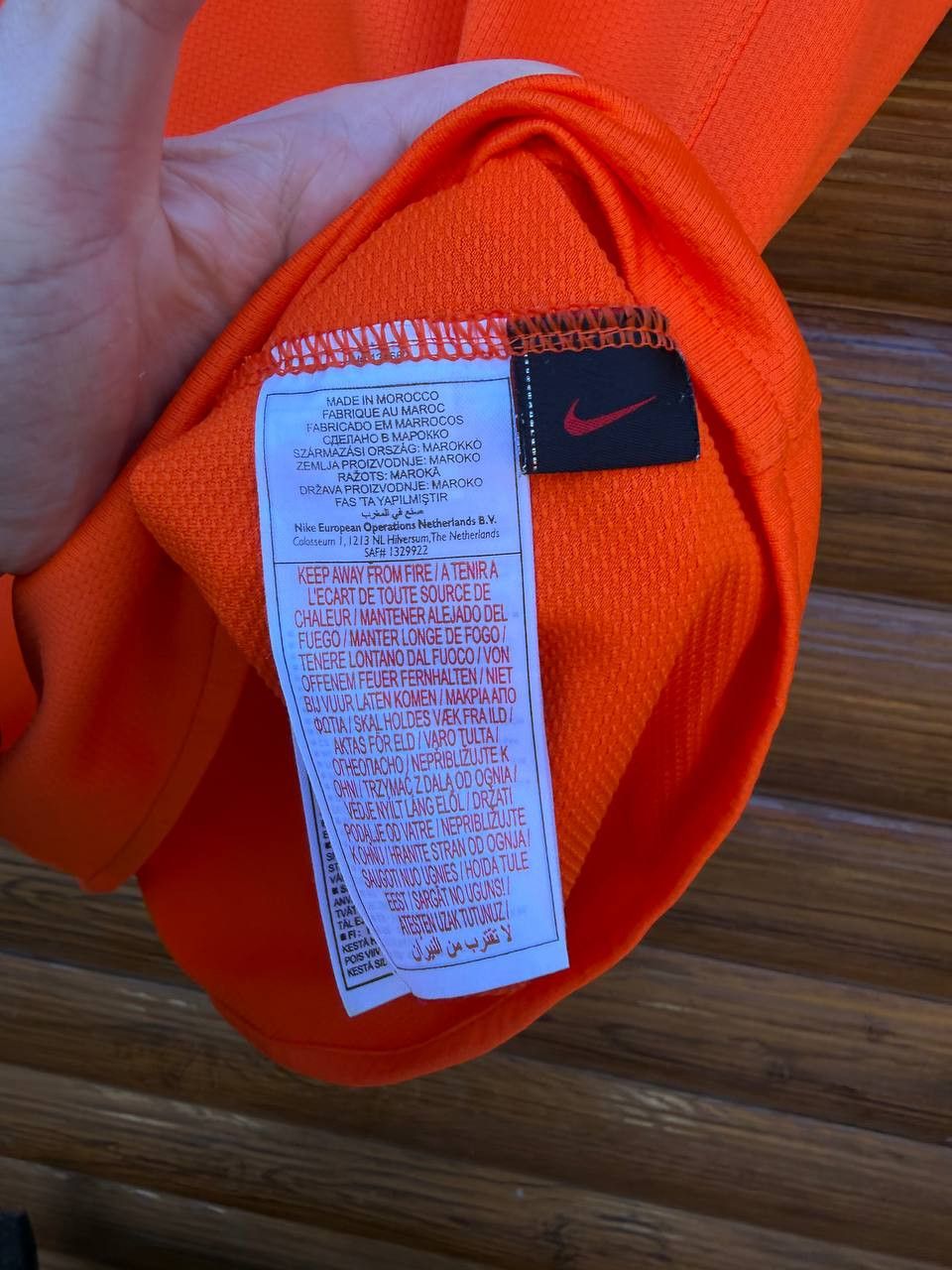 Nike Netherlands Jersey Home Football National Soccer Shirt Size US S / EU 44-46 / 1 - 5 Thumbnail