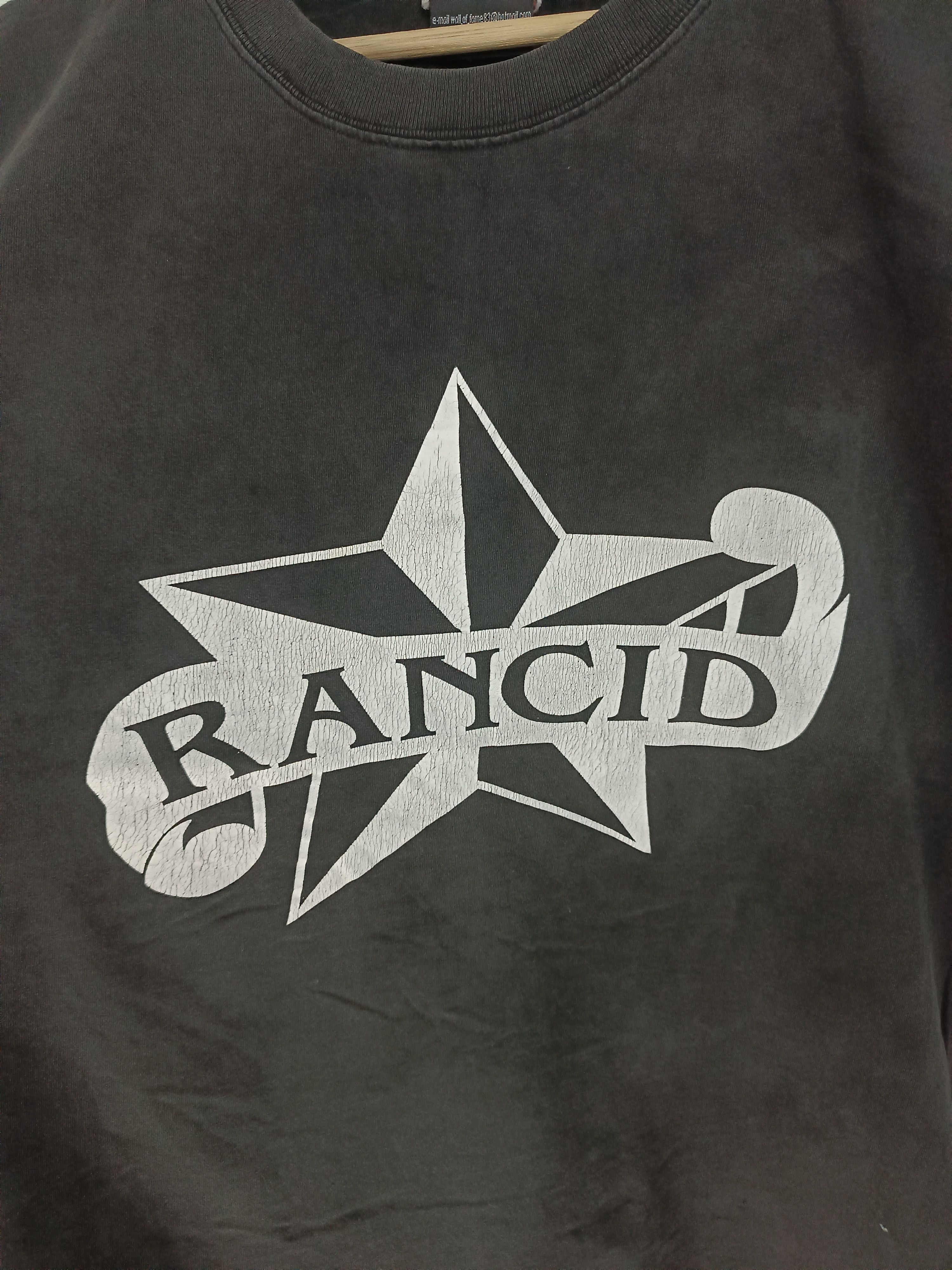 Vintage VINTAGE 90'S RANCID PUNK LOGO VERY RARE ramones ska Size US XL / EU 56 / 4 - 10 Thumbnail