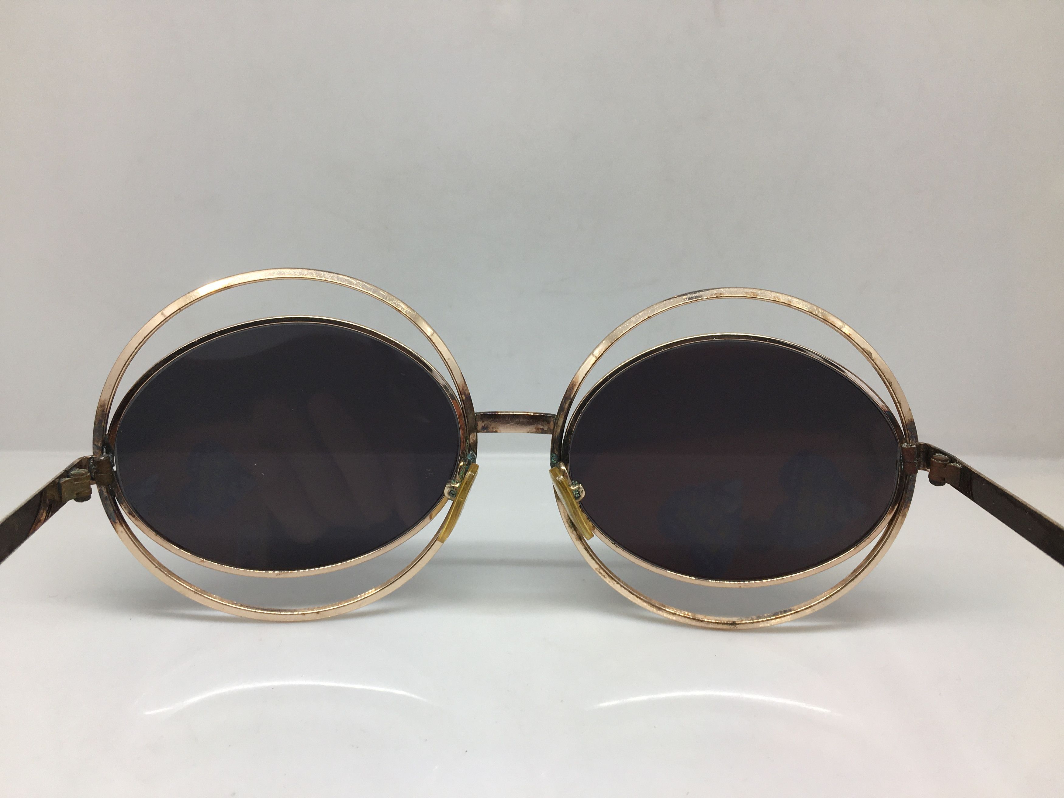 Vintage Vintage 60s Swank Space Age OP ART COUTURE Sunglasses Size ONE SIZE - 4 Thumbnail