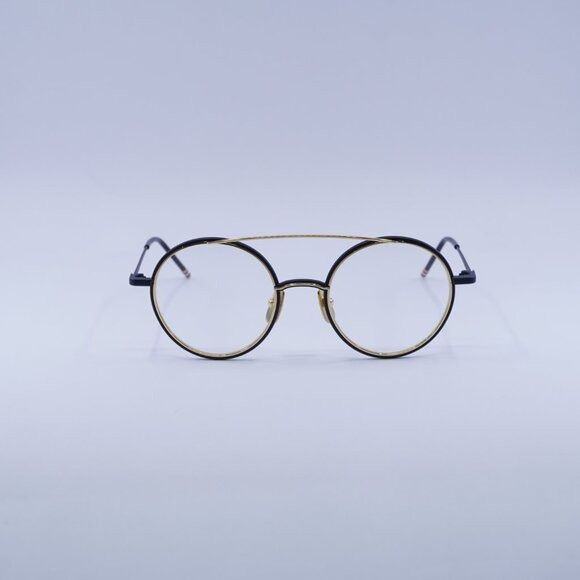 Thom Browne Thom Browne TB108 CNVYGLD50 Eyeglasses 50mm Size ONE SIZE - 6 Thumbnail