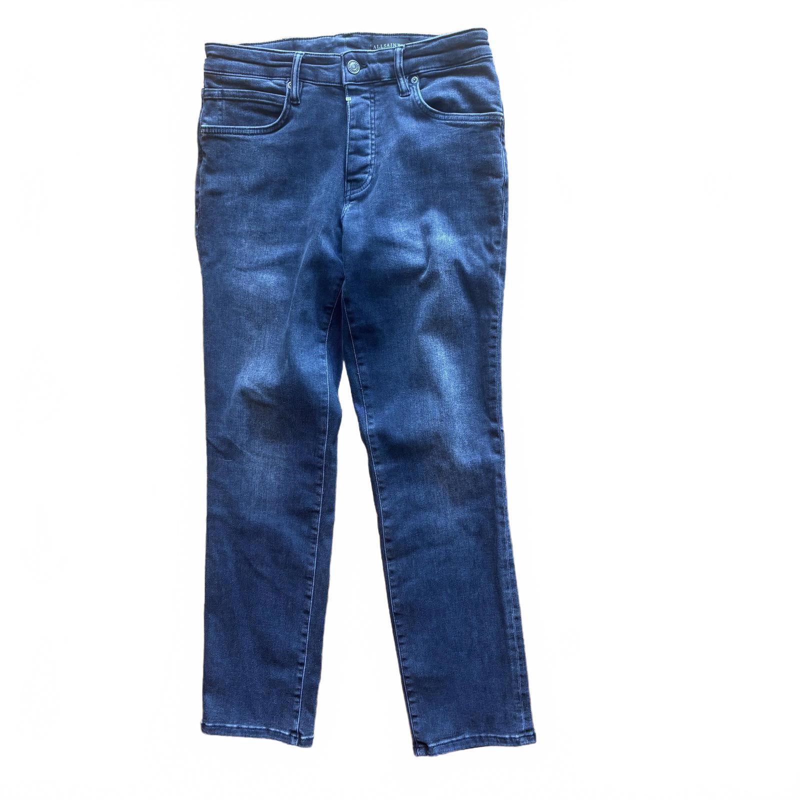 Allsaints AllSaints Sid Black Skinny Fit Denim Jeans 30/30 Size US 30 / EU 46 - 2 Thumbnail