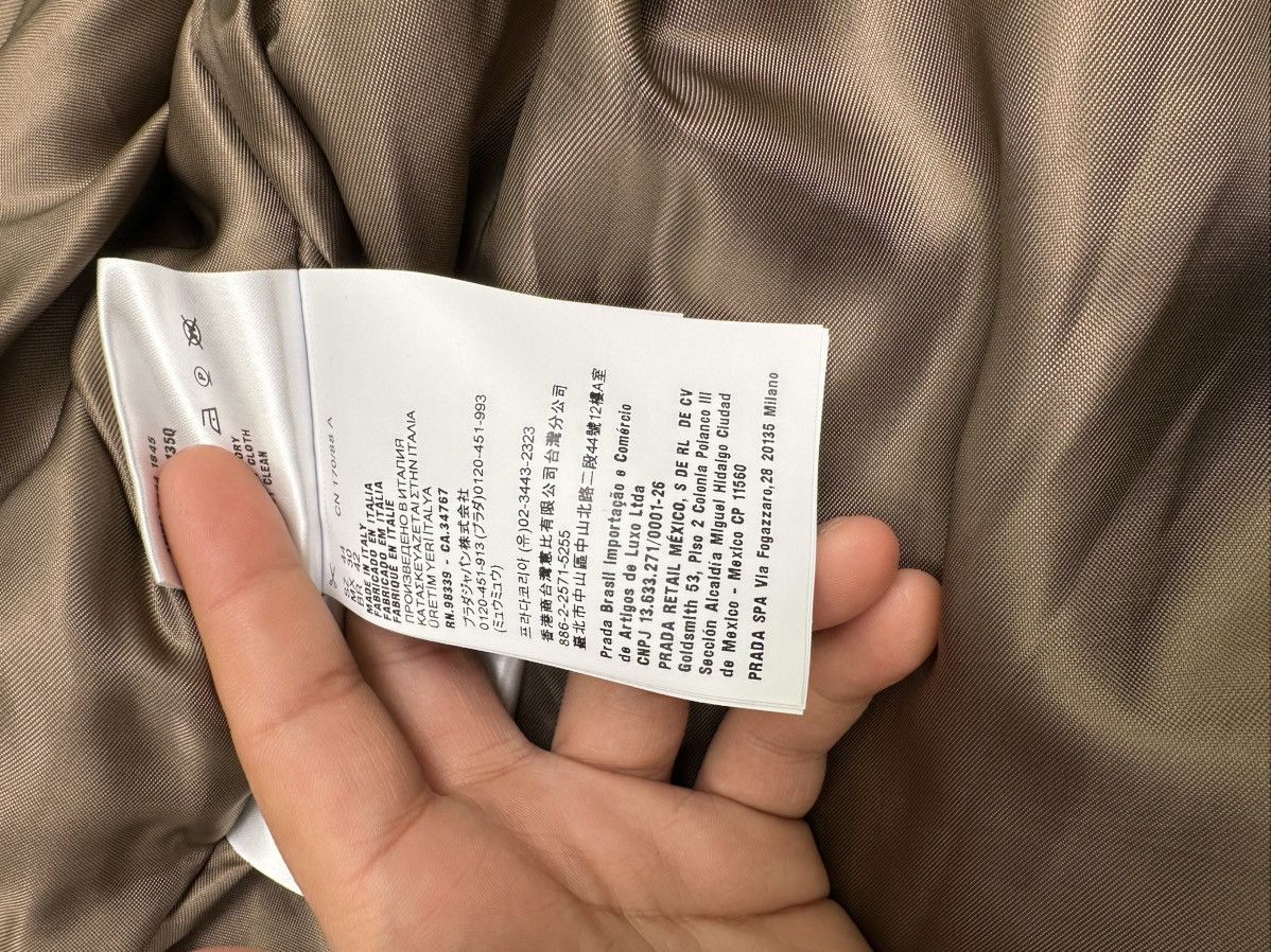 Miu Miu Miu Miu Olive Bomber Jacket Size US L / EU 52-54 / 3 - 7 Thumbnail