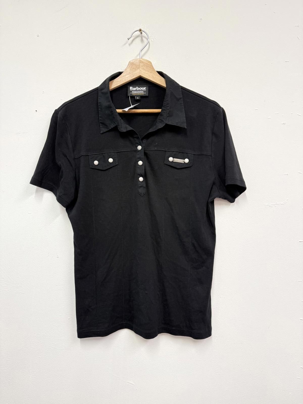 Barbour Barbour International Black Polo Shirt Size 14 Size US L / EU 52-54 / 3 - 1 Thumbnail