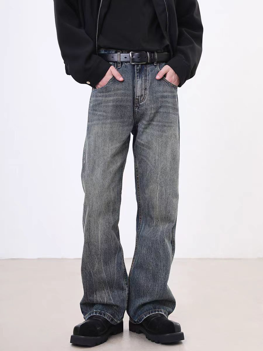 Japanese Brand × Vintage Vintage Street Washed and Aged Loose Casual Jeans Y2K Size US 36 / EU 52 - 1 Thumbnail