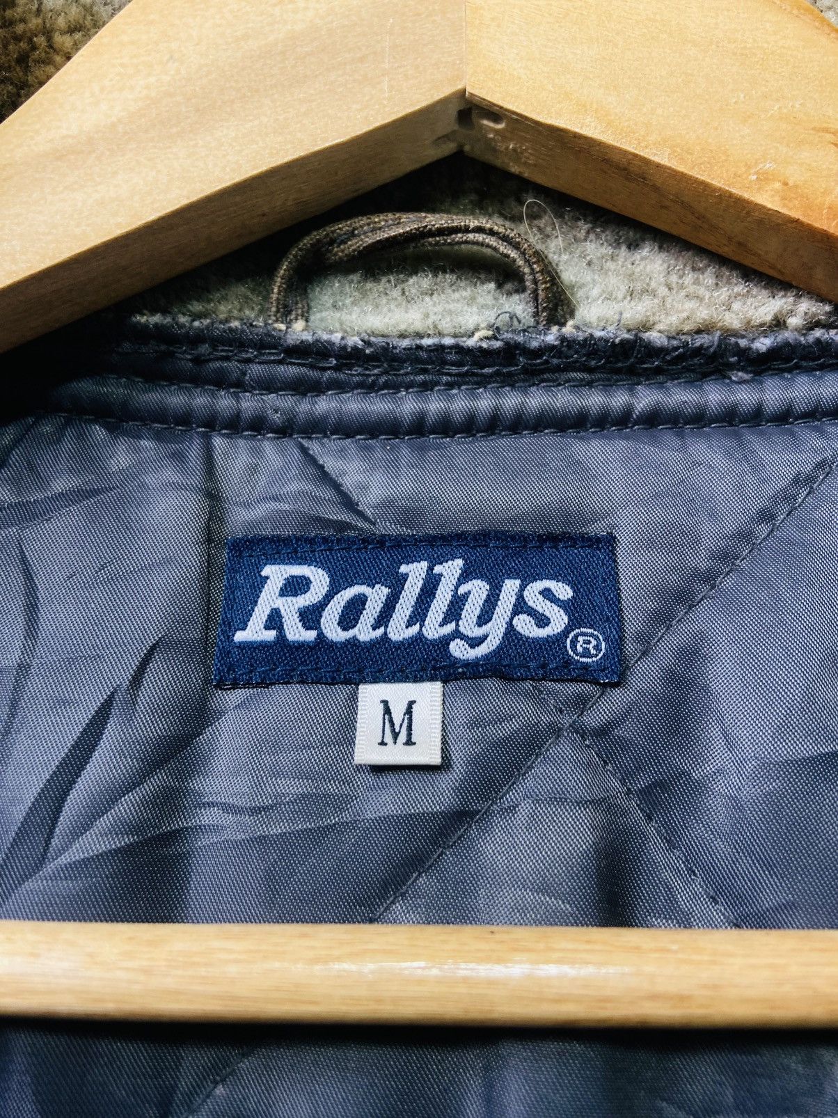Designer Vintage Rallys Duck Canvas + Leather Zipper Jacket Size US L / EU 52-54 / 3 - 11 Thumbnail
