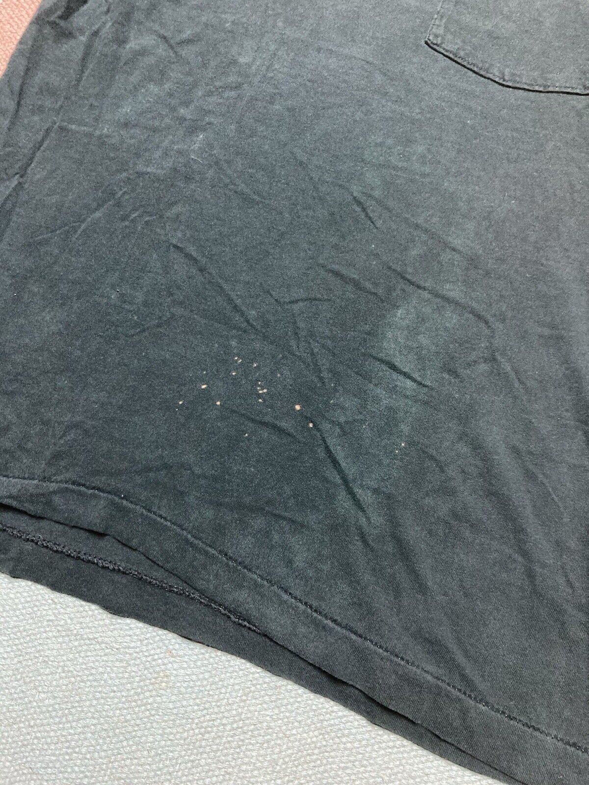 Fruit Of The Loom × Vintage 80s pocket t shirt blank black grunge cotton fruit of loom M Size US M / EU 48-50 / 2 - 2 Thumbnail