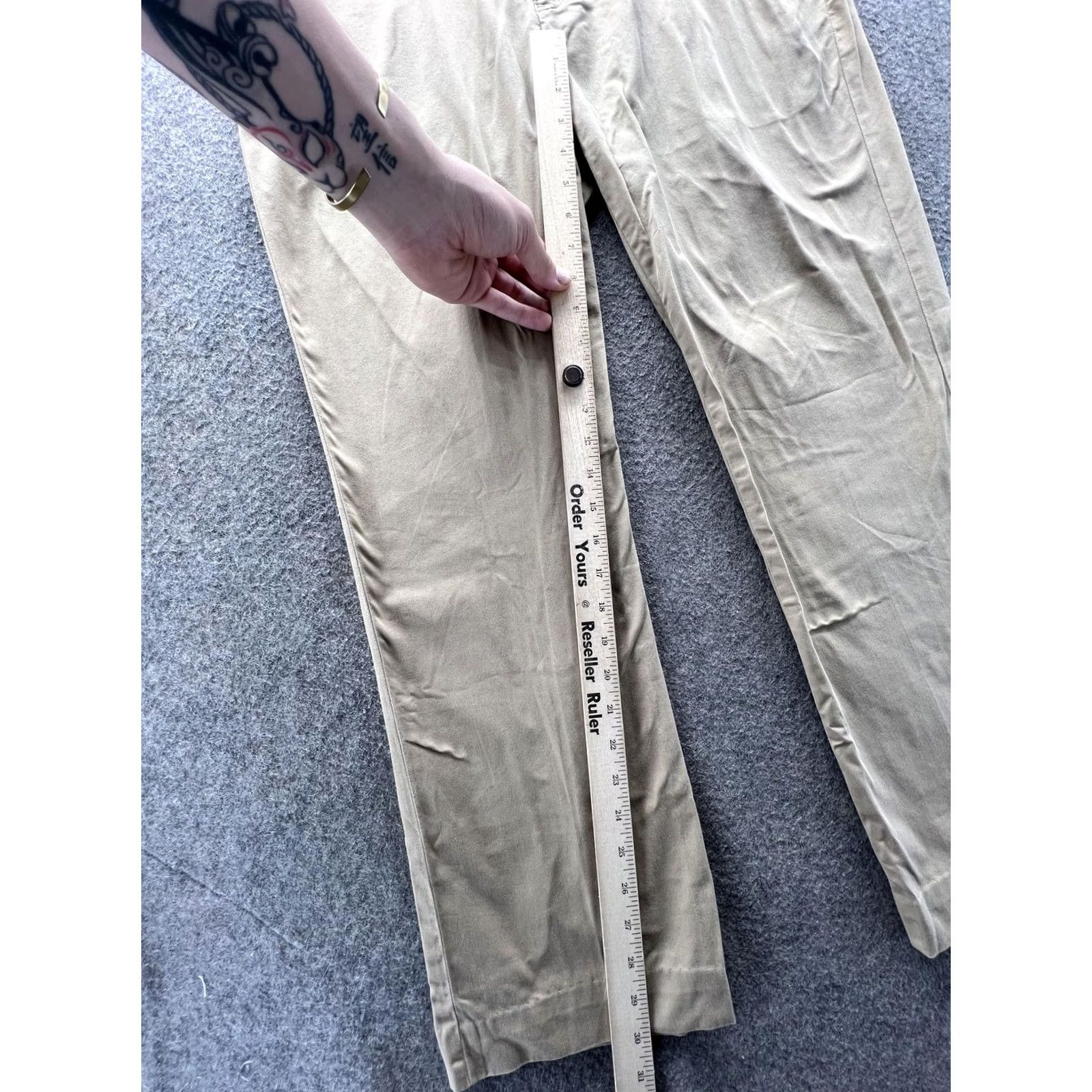 Polo Ralph Lauren Polo Ralph Lauren Pants Mens 34x32 Beige Stretch Classic Fit Chino Casual Size US S / EU 44-46 / 1 - 3 Thumbnail